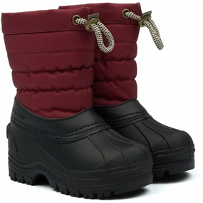 High-End Craftsmanship Pom Pom Biking Red PmWill Winter Boot