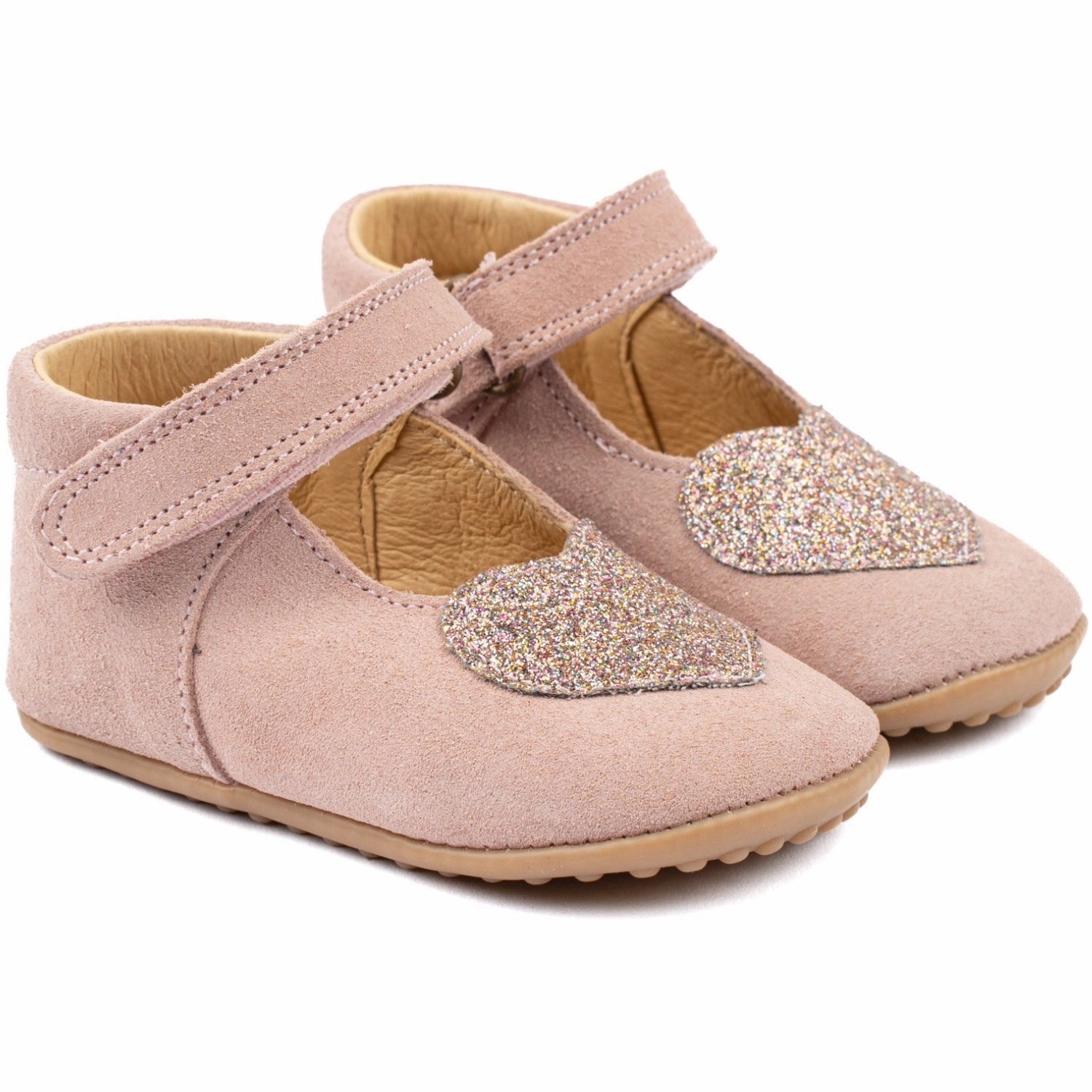 Pom Pom Dusty Rose Beginners? Ballerina Heart Soft Sole