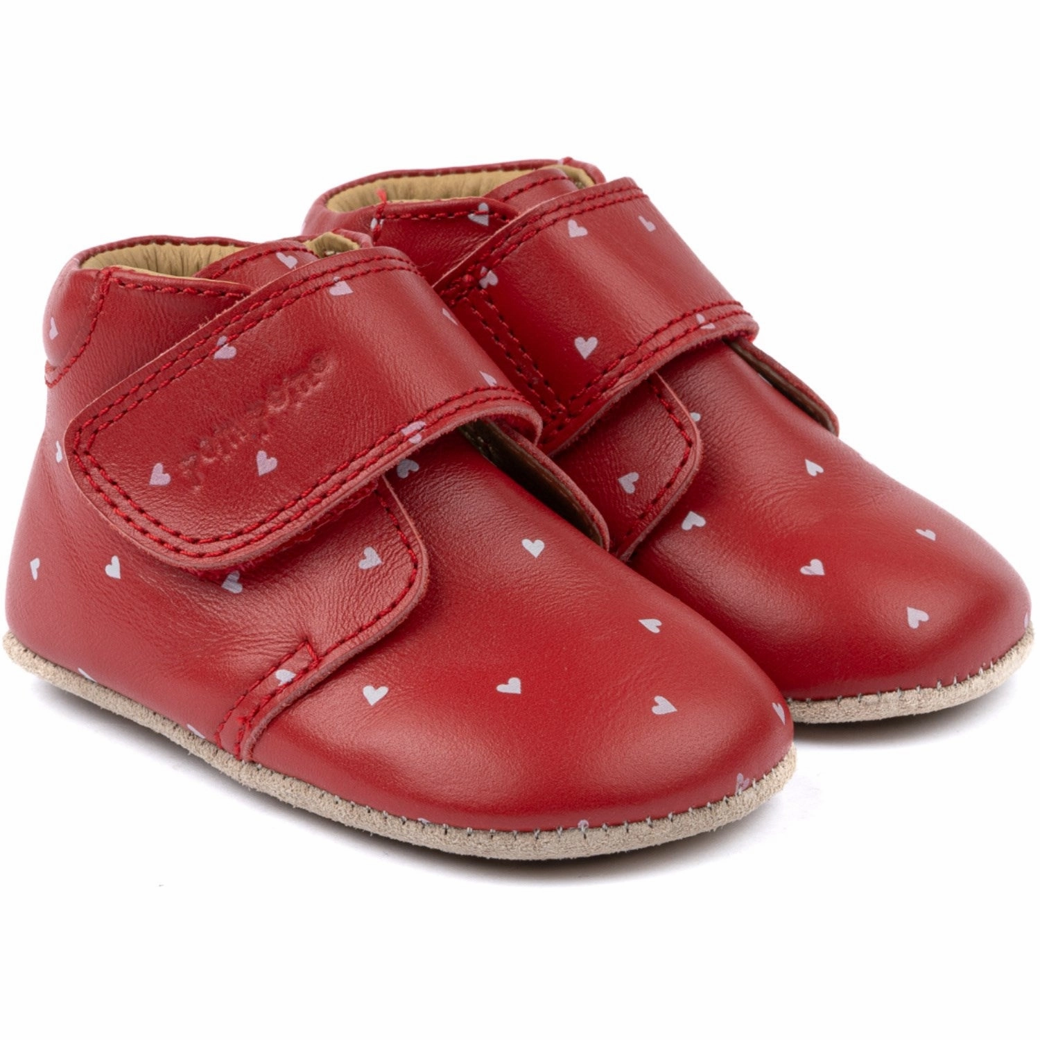 Pom Pom Heart Beginners? Shoe Velcro Print Outdoor Relax Summer Footwear Style