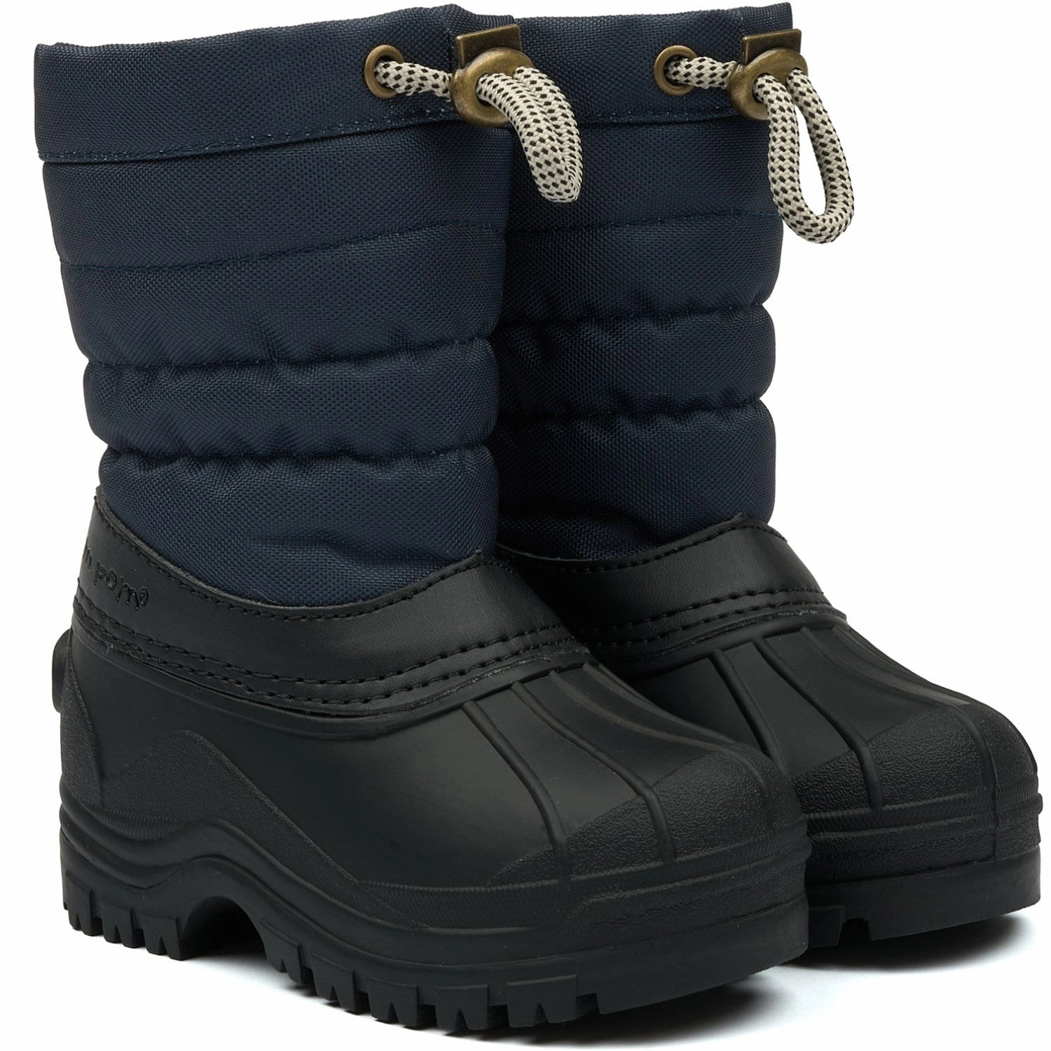 Rugged Built Comfort Seeker Breathable fabric Pom Pom Navy PmWill Winter Boot