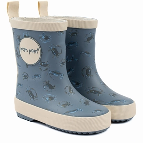 Pom Pom Sea AOP Rubber Boot AOP Protective Gear Thermal regulation
