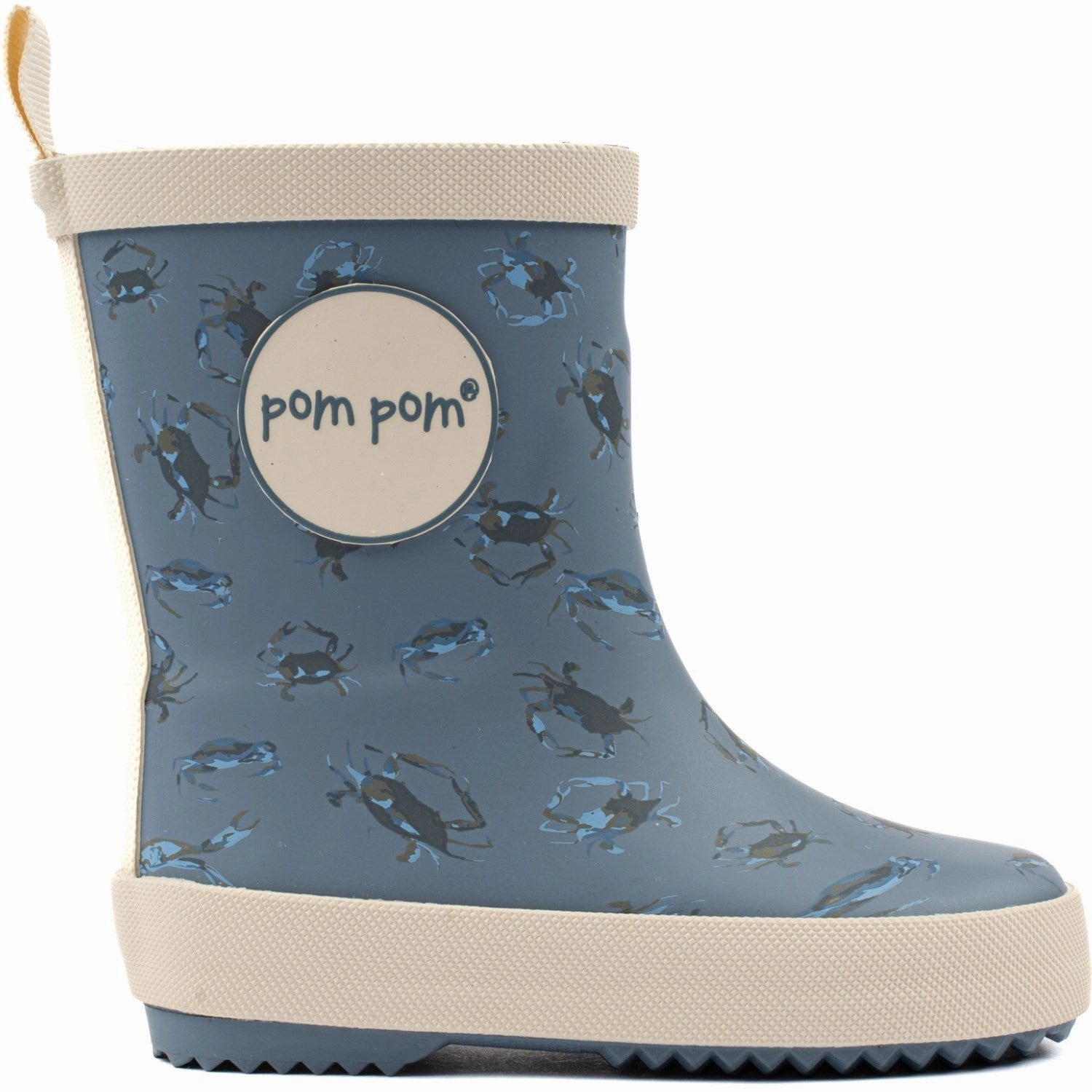 Comfort Stretch Comfort Lining Remote Hiking Pom Pom Sea AOP Rubber Boot AOP