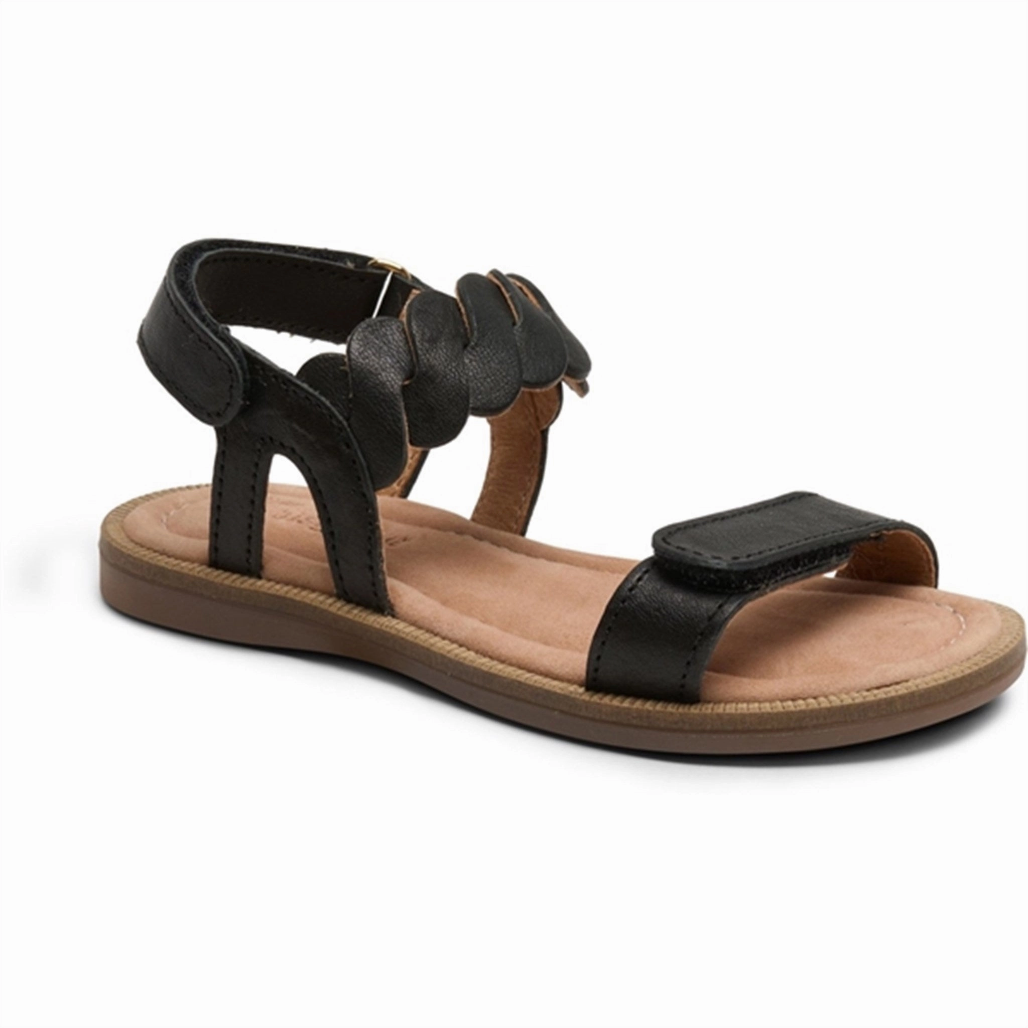 Bisgaard Cille Sandal Black Tie Up Design