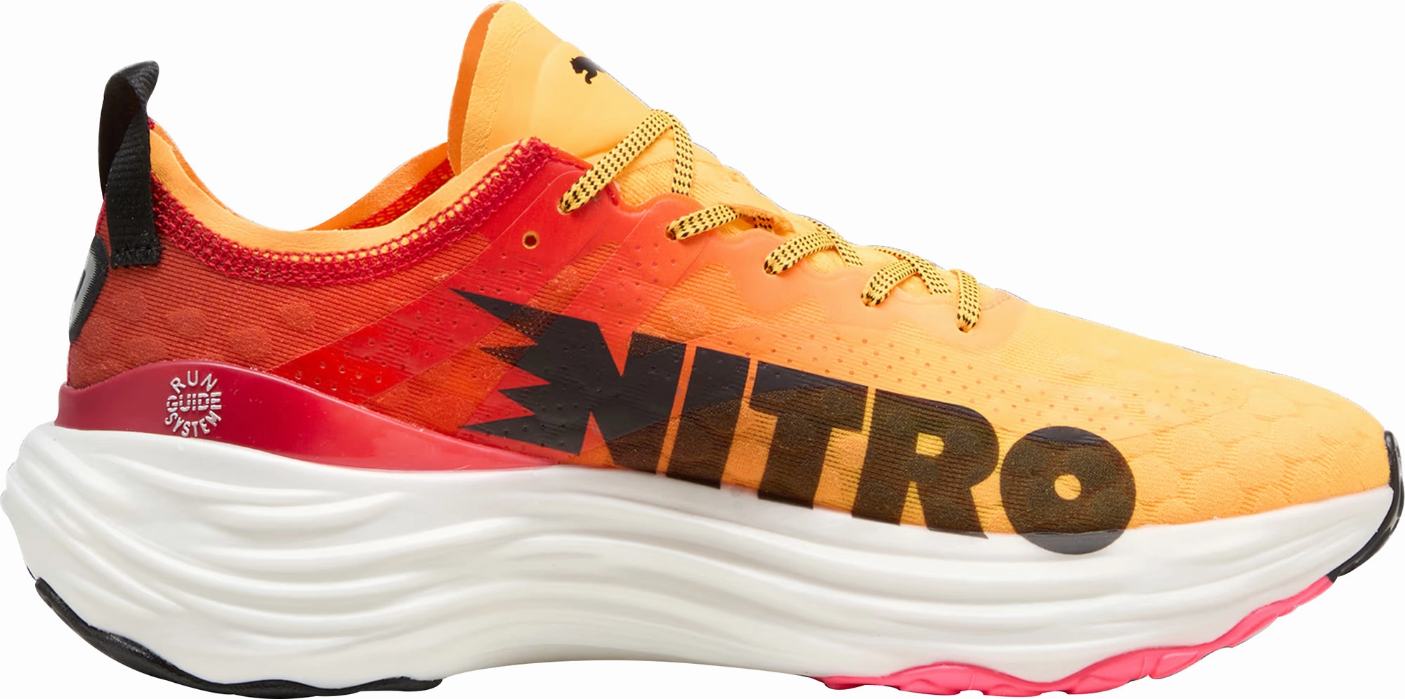 Thermo Regulating Liner Puma ForeverRun Nitro Mens Running Shoes - Orange