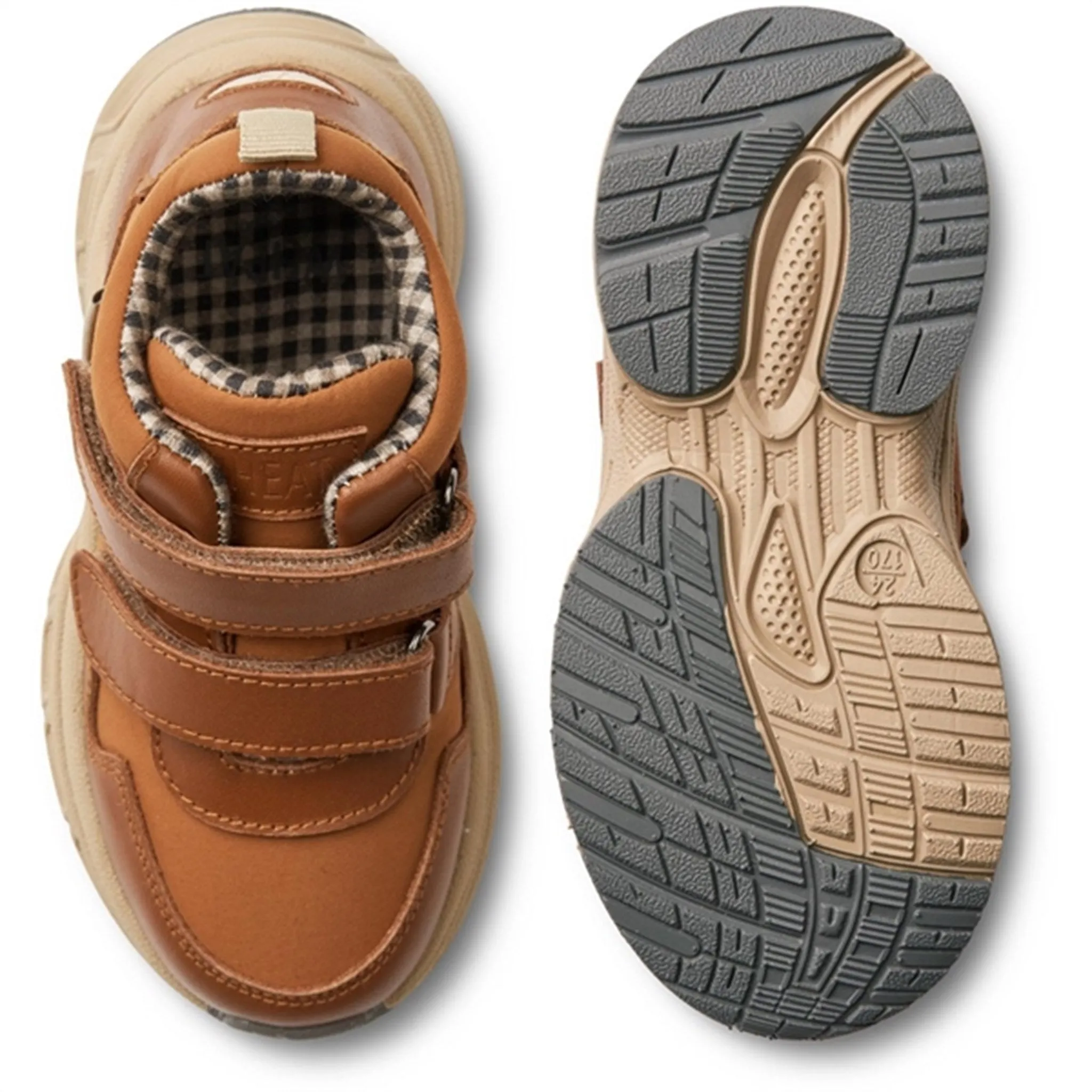 Casual traction Wheat Sneakers Leony Tex Cognac