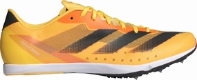 adidas Distancestar Running Spikes - Orange On Turf Speed Driven