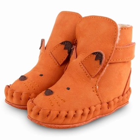 Donsje Baby Kapi Classic Lining Fox Maple Nubuck Light Fit Instant Fit Sandals