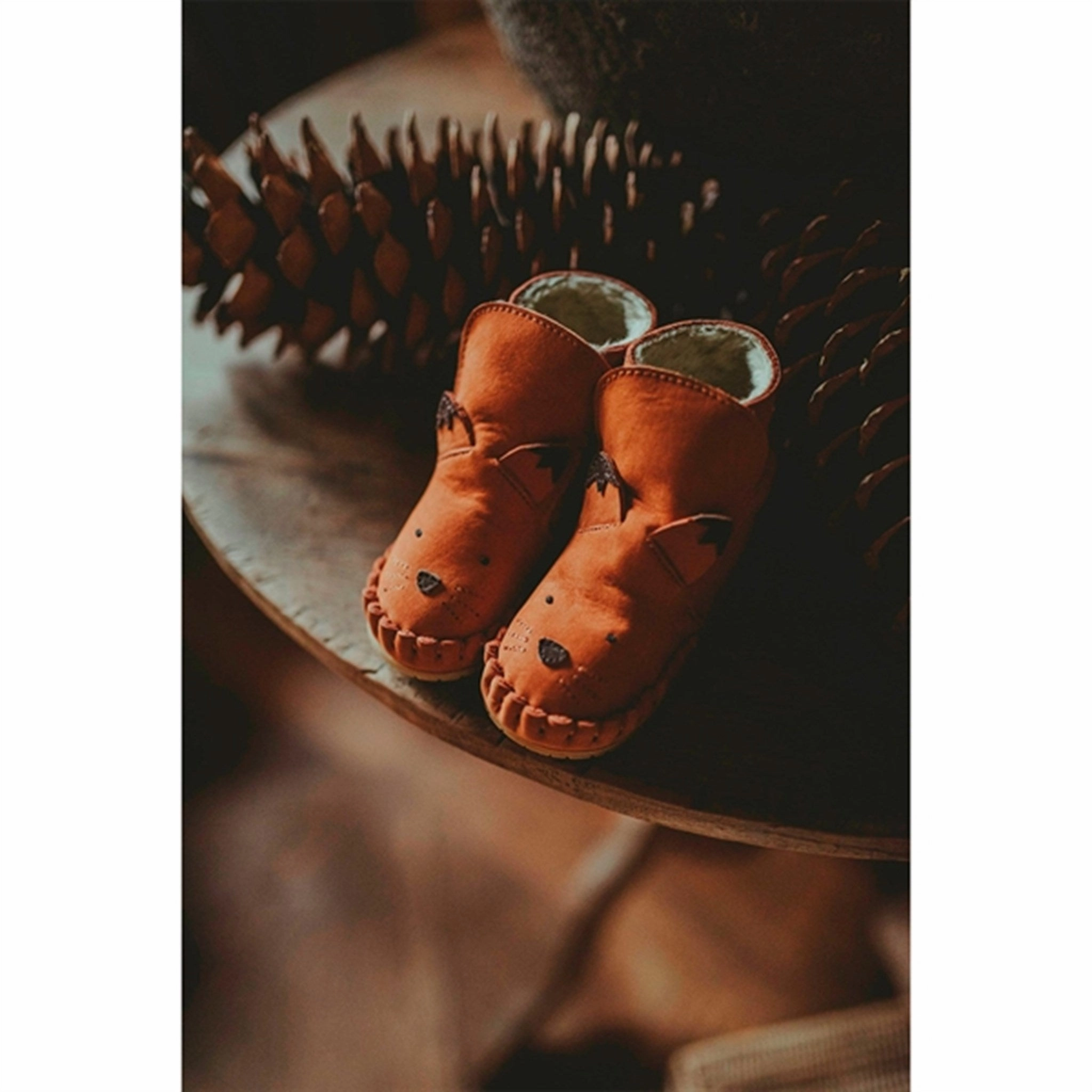 Donsje Baby Kapi Classic Lining Fox Maple Nubuck Anti   Slip Pattern