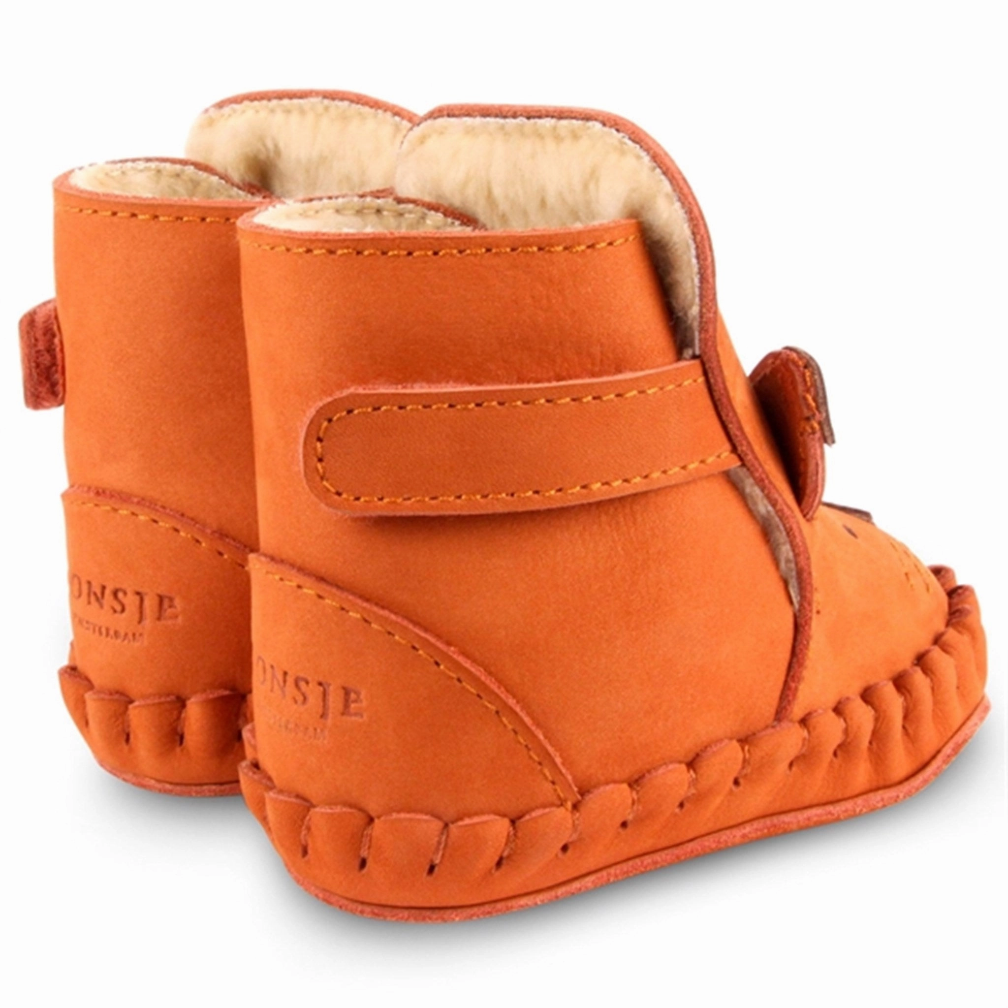 Superior Durability Donsje Baby Kapi Classic Lining Fox Maple Nubuck