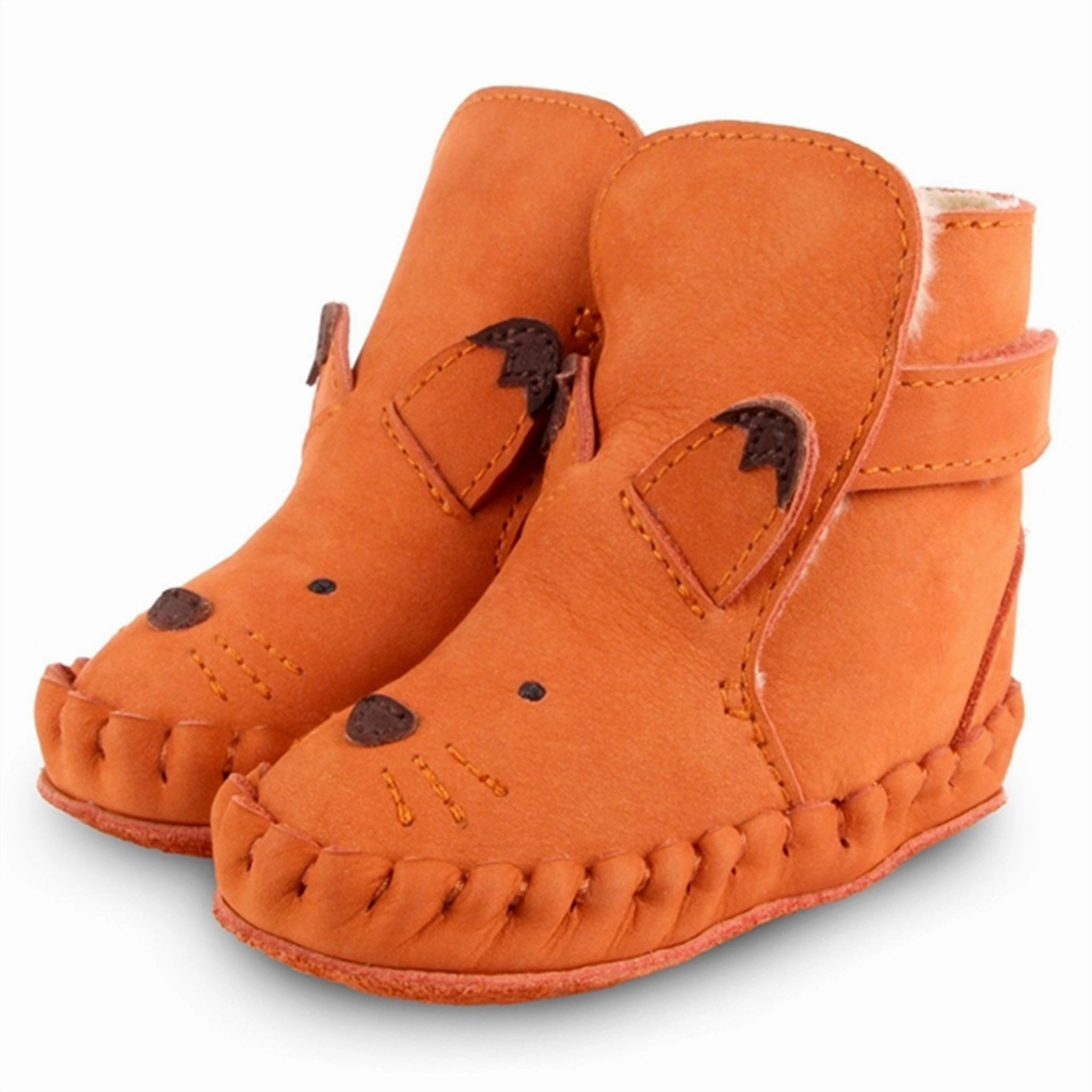 Donsje Baby Kapi Classic Lining Fox Maple Nubuck Light Fit Instant Fit Sandals