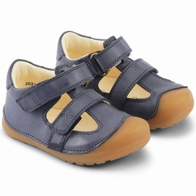 Breathable Upper Breathable Walking Bundgaard Petit Summer Sandal Navy WS