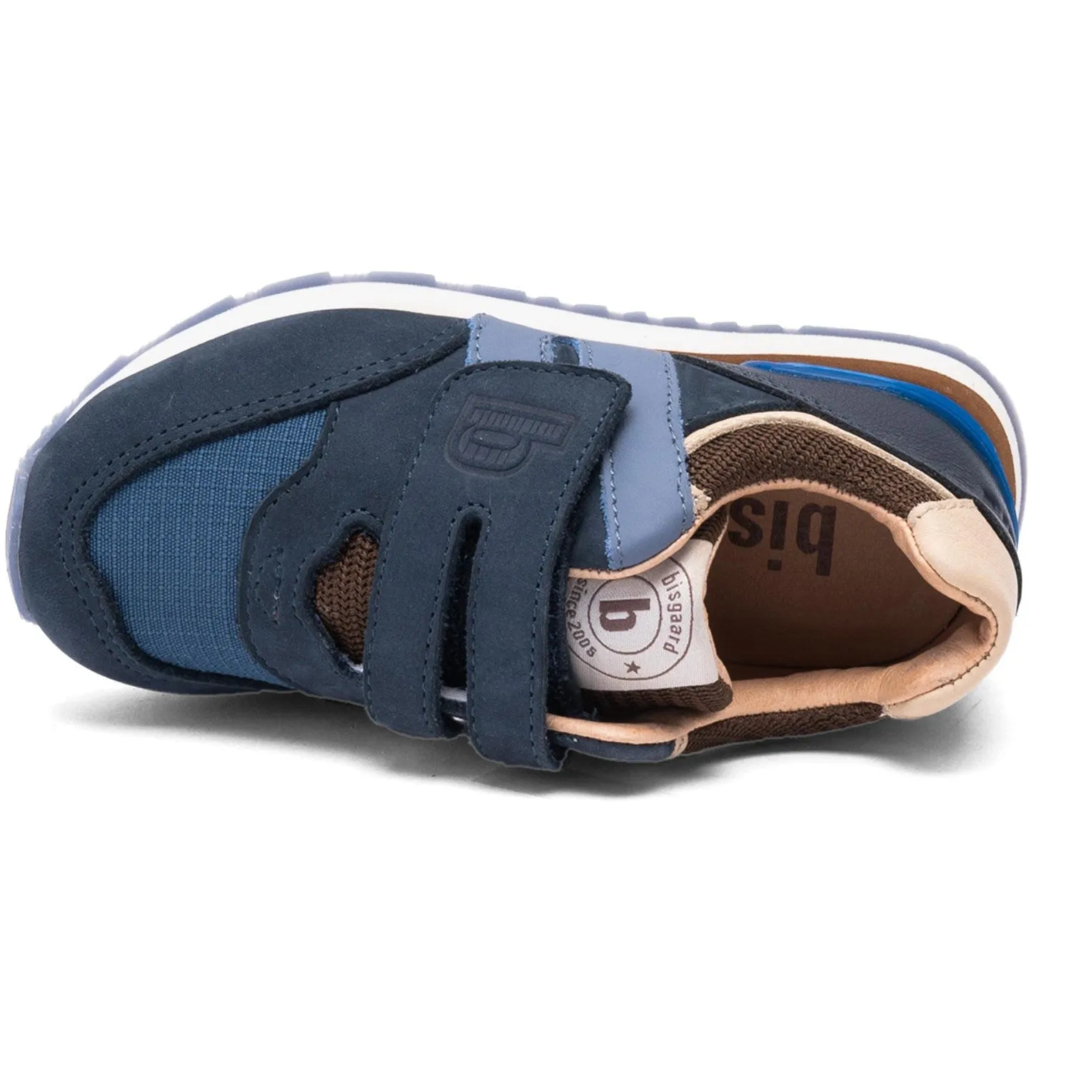All Comfort Bisgaard Navy Winston Velcro Shoe