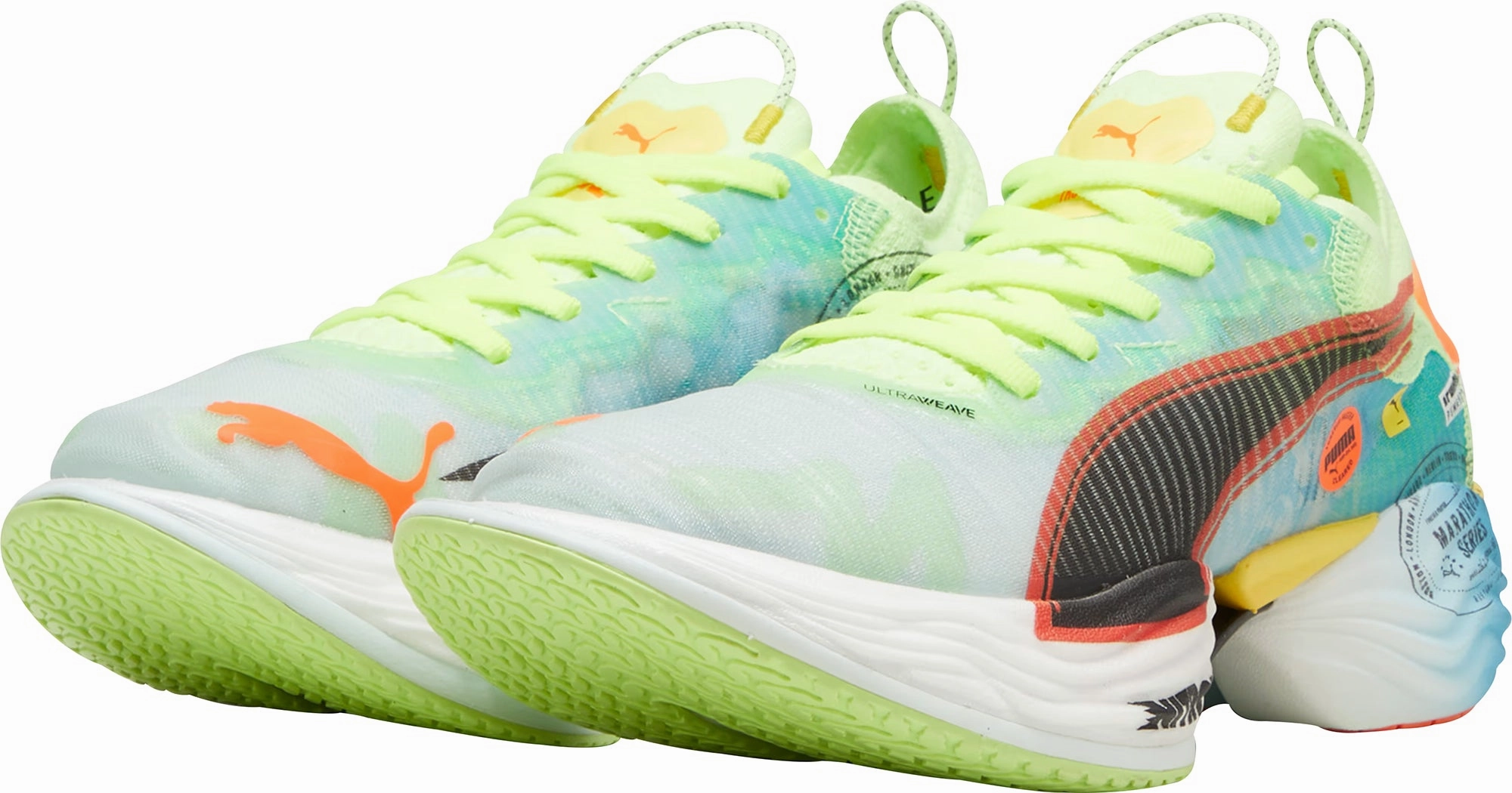 Puma Fast-R Nitro Elite 2 Womens Running Shoes - Green rainy running