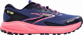disabled - athlete Removable Insole Brooks Divide 5 GORE-TEX Womens Trail Running Shoes - Blue