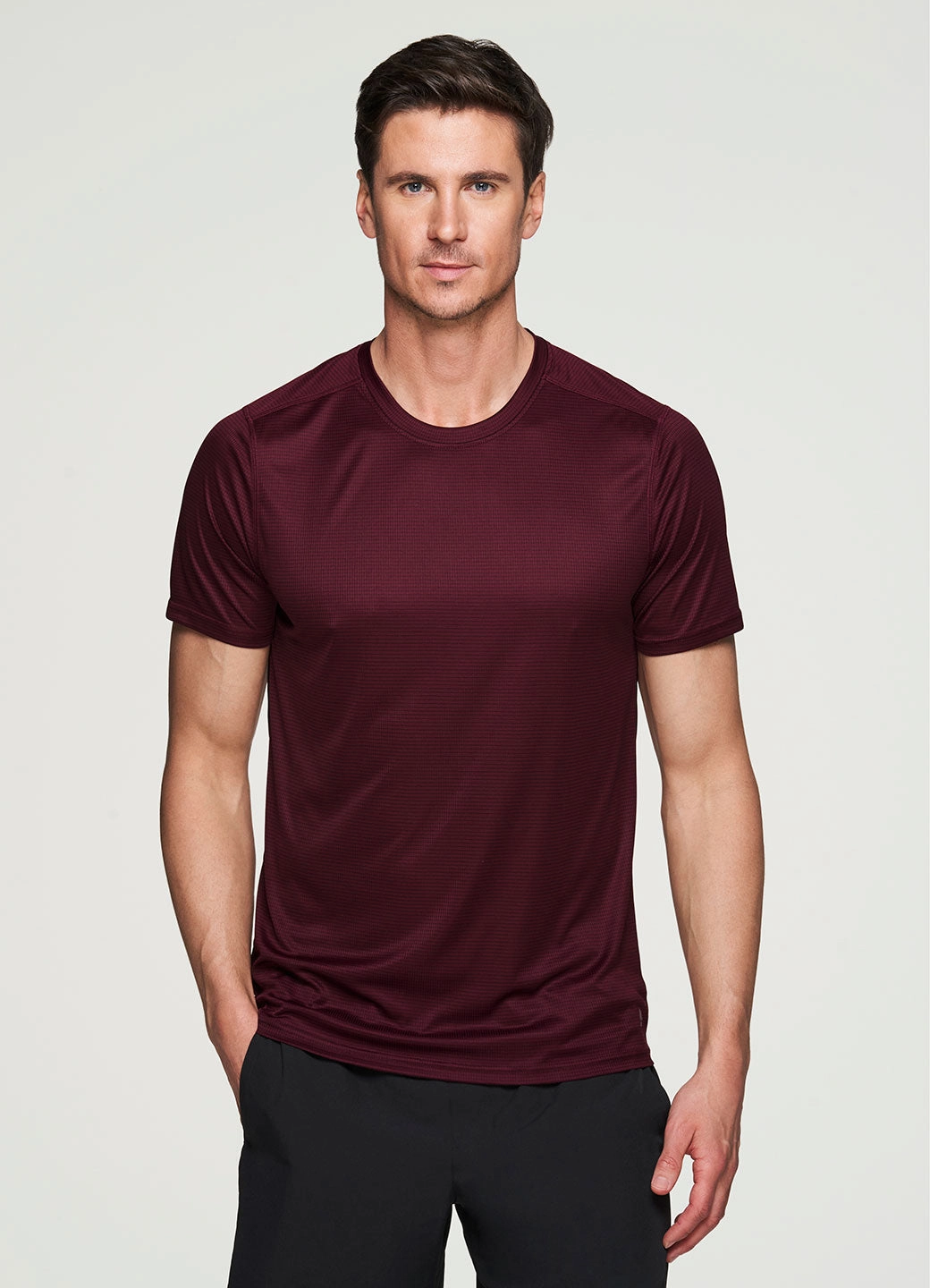 Prime Mini Grid Workout Tee Light Wear Chic Vibe