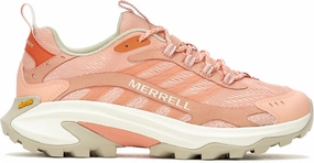 Merrell Moab Speed 2 Womens Walking Shoes - Orange synthetic materials