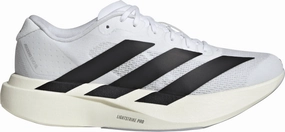 adidas Adizero EVO SL Womens Running Shoes - White Snowy running traction