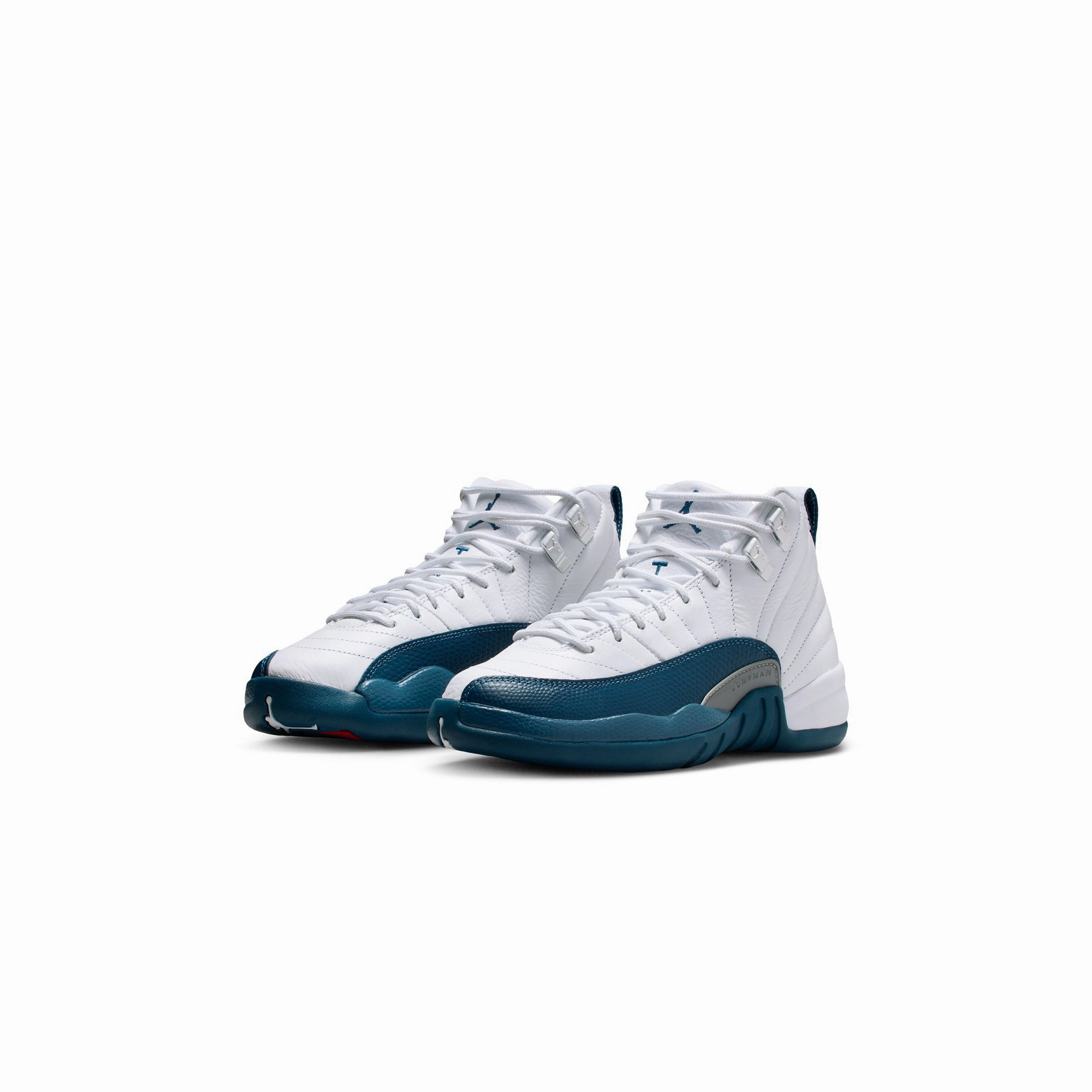 Air Jordan 12 Kids "French Blue" Shoes Gym workout Secure lacing system