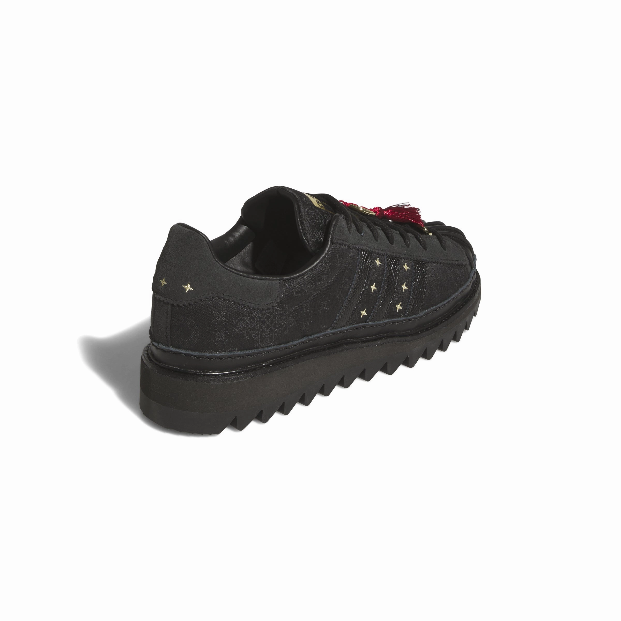 drama - themed running wear spandex - upper shoes Adidas x CLOT Mens Superstar "Lunar New Year" Shoes