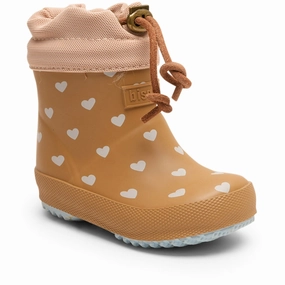 Feather Light Morning Walk Bisgaard Sky Hearts Baby Thermo Rubber Boots