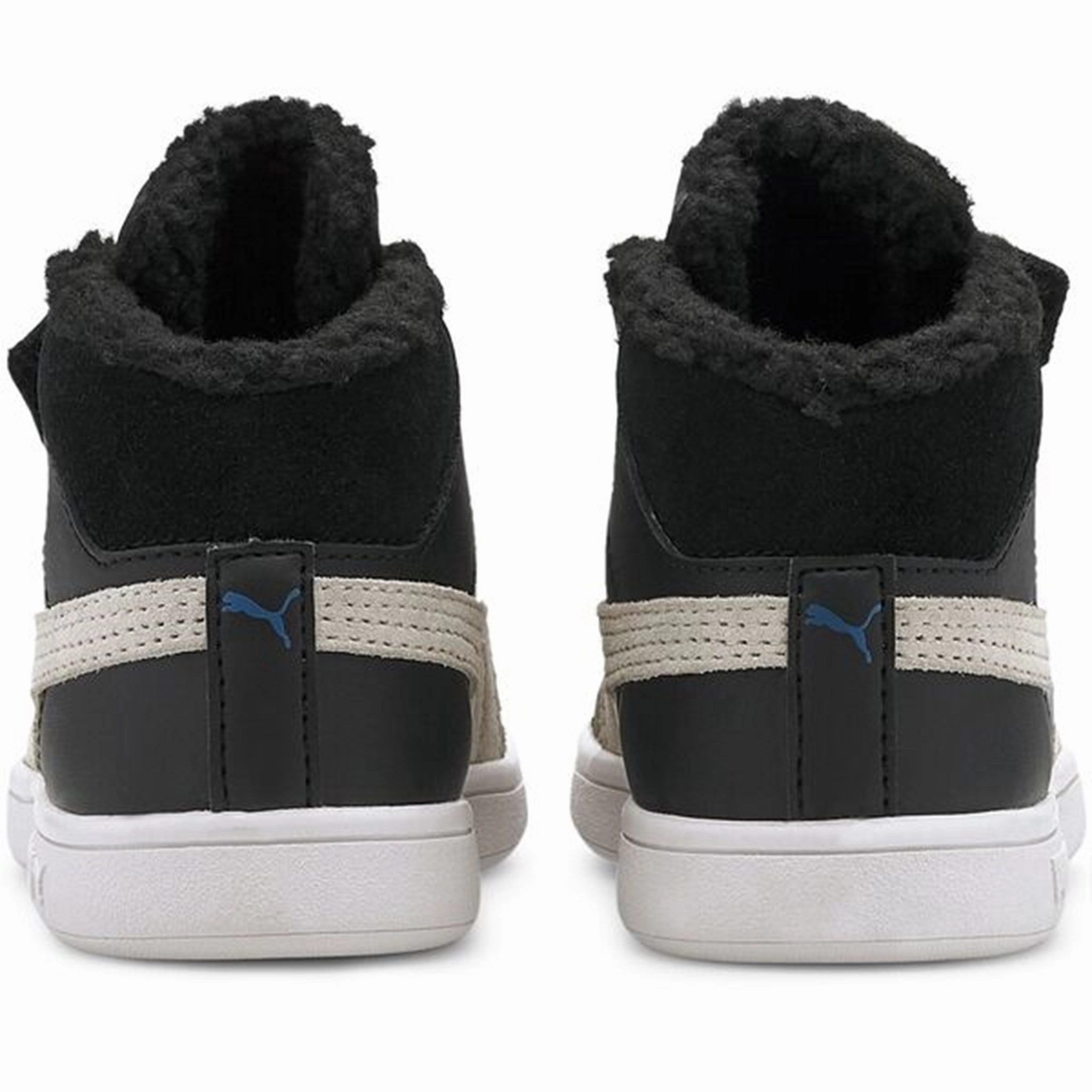 Puma Sneakers Smash v2 Mid Fur Black/White Extreme Comfort