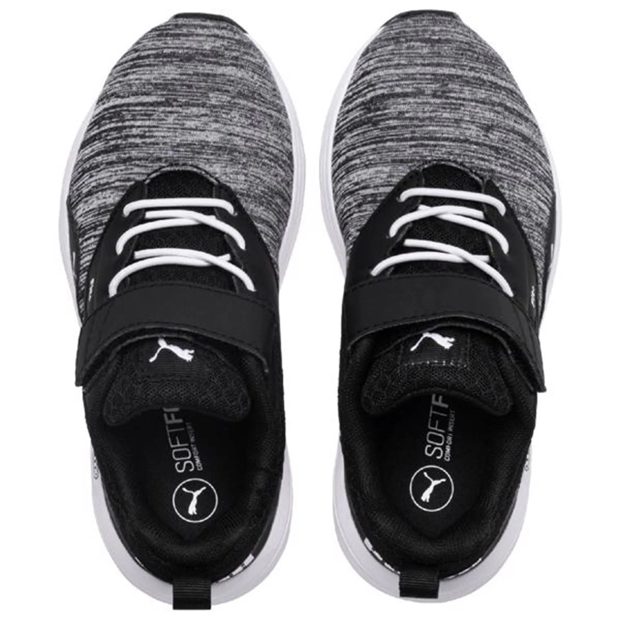 Foot Arch Support Cushion Boost Puma Comet V Infant Sneakers White/Black