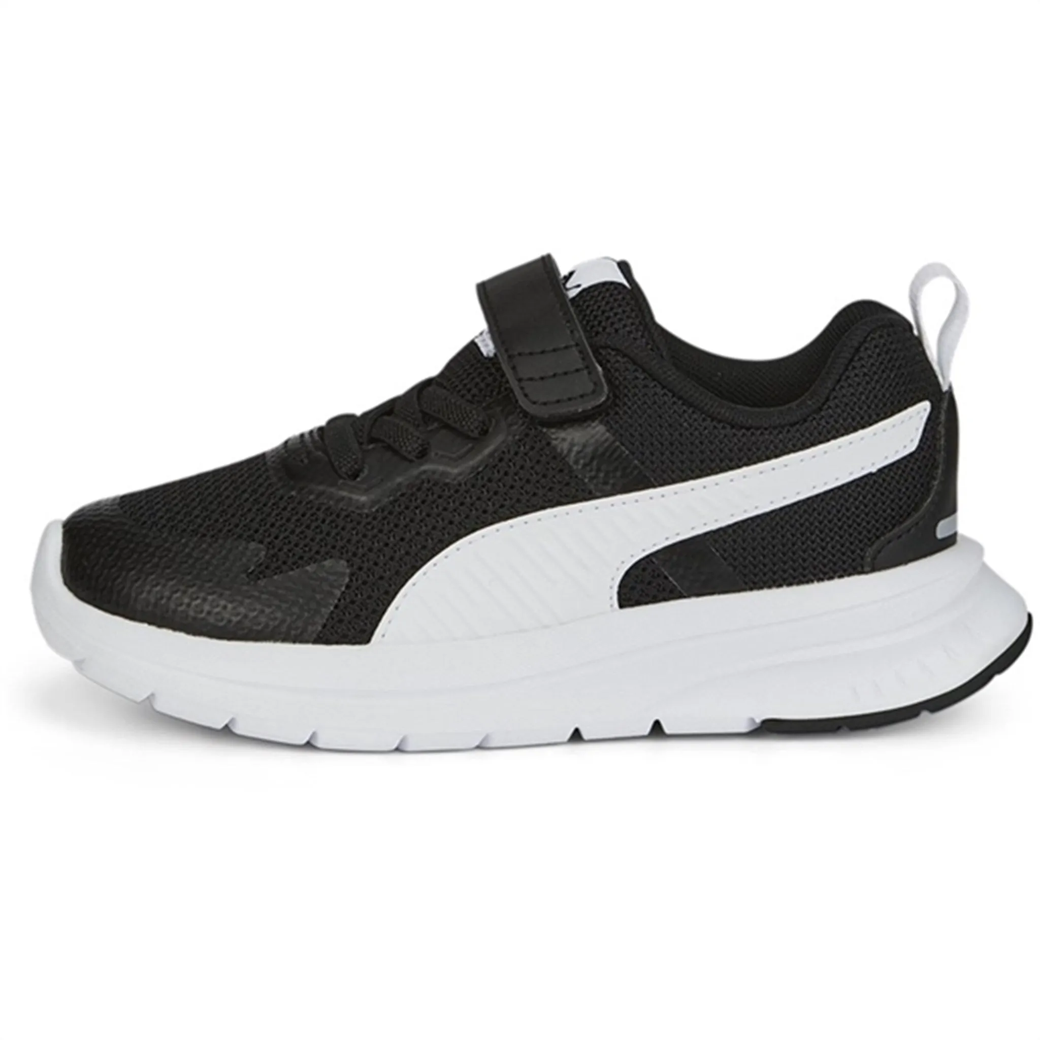Neutral Tones Unibody Construction Puma Evolve Run Mesh Ac  Ps Sneakers Black