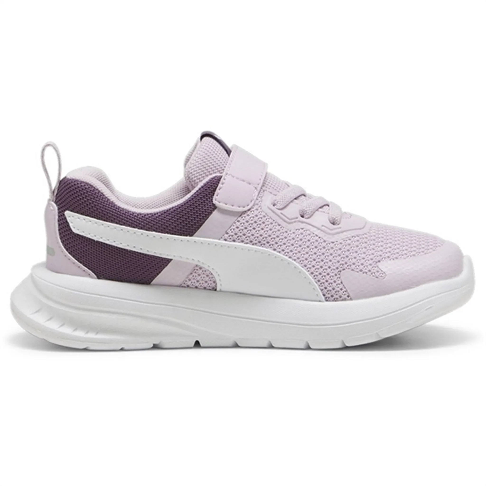 Woven Texture Bounce Back Technology Puma Evolve Run Mesh Ac  Ps Sneakers Purple