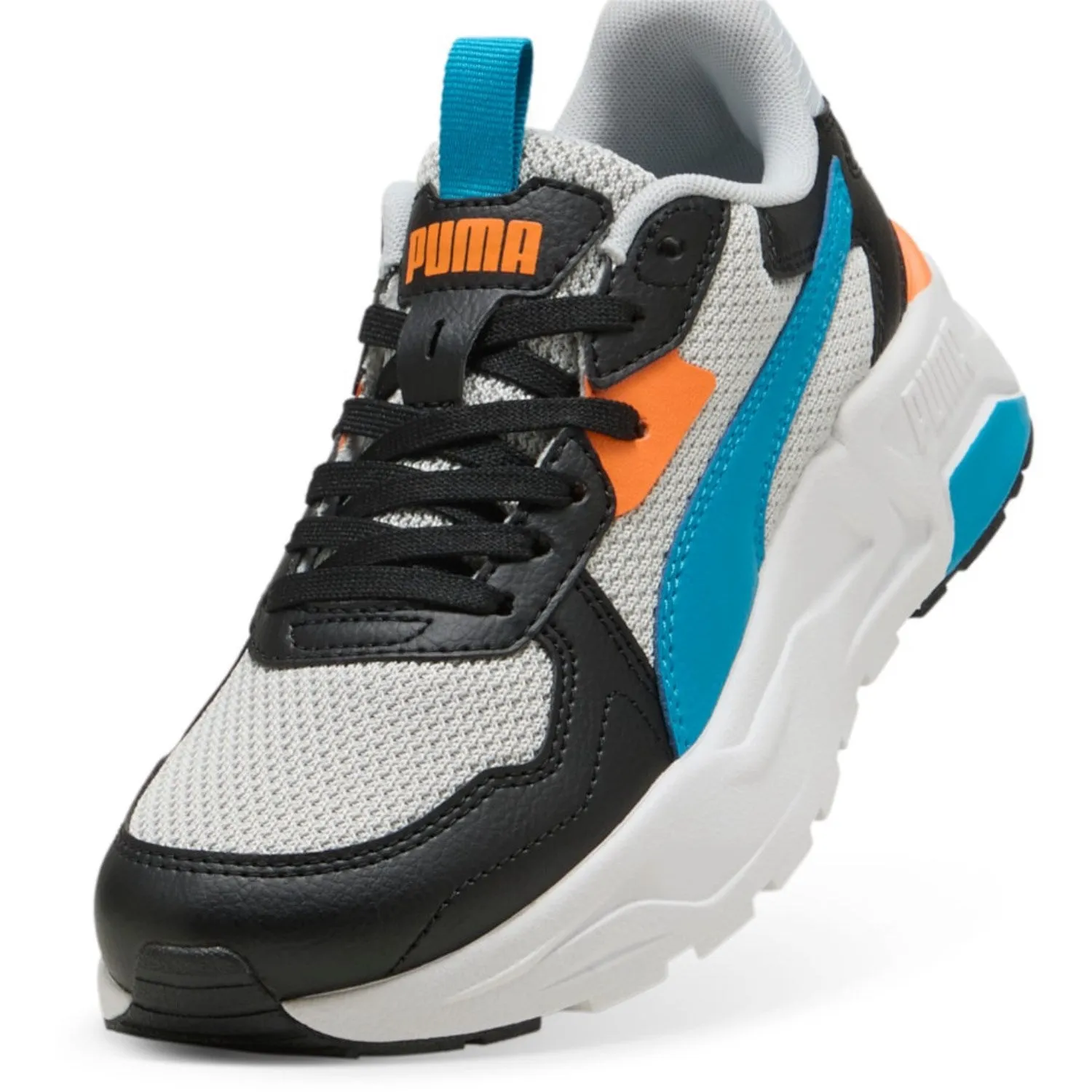 Puma Gray Trinity Lite Jr Sneakers Dynamic response Functional Style