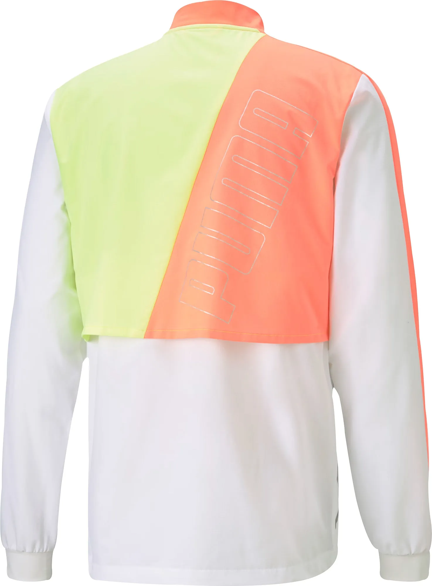 Puma Lite Woven Ultra Mens Running Jacket - White Opportunity Double layer fabric