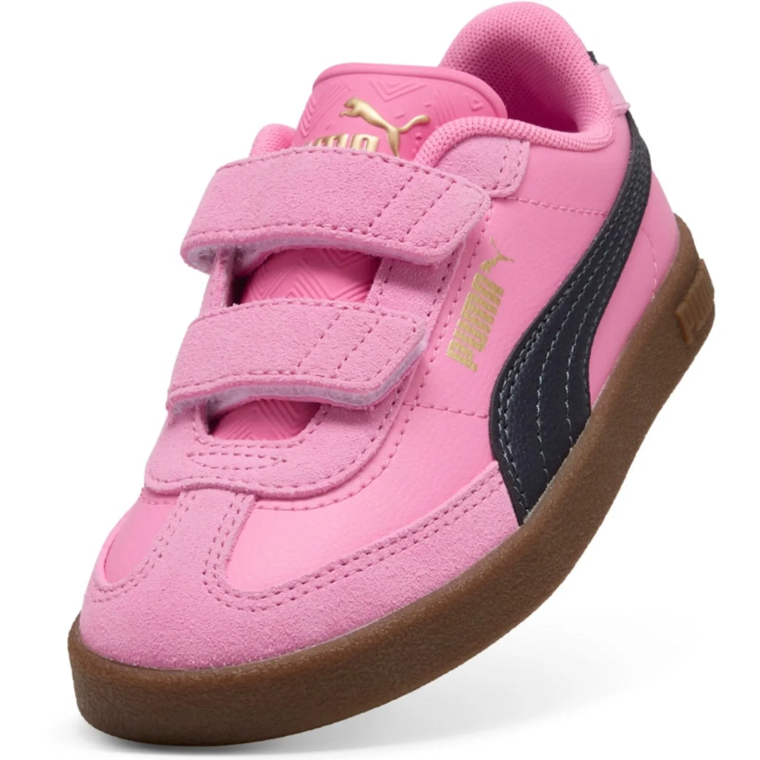 Puma Pink Puma Club II Era V PS Sneakers Pull Tab Seamless lining