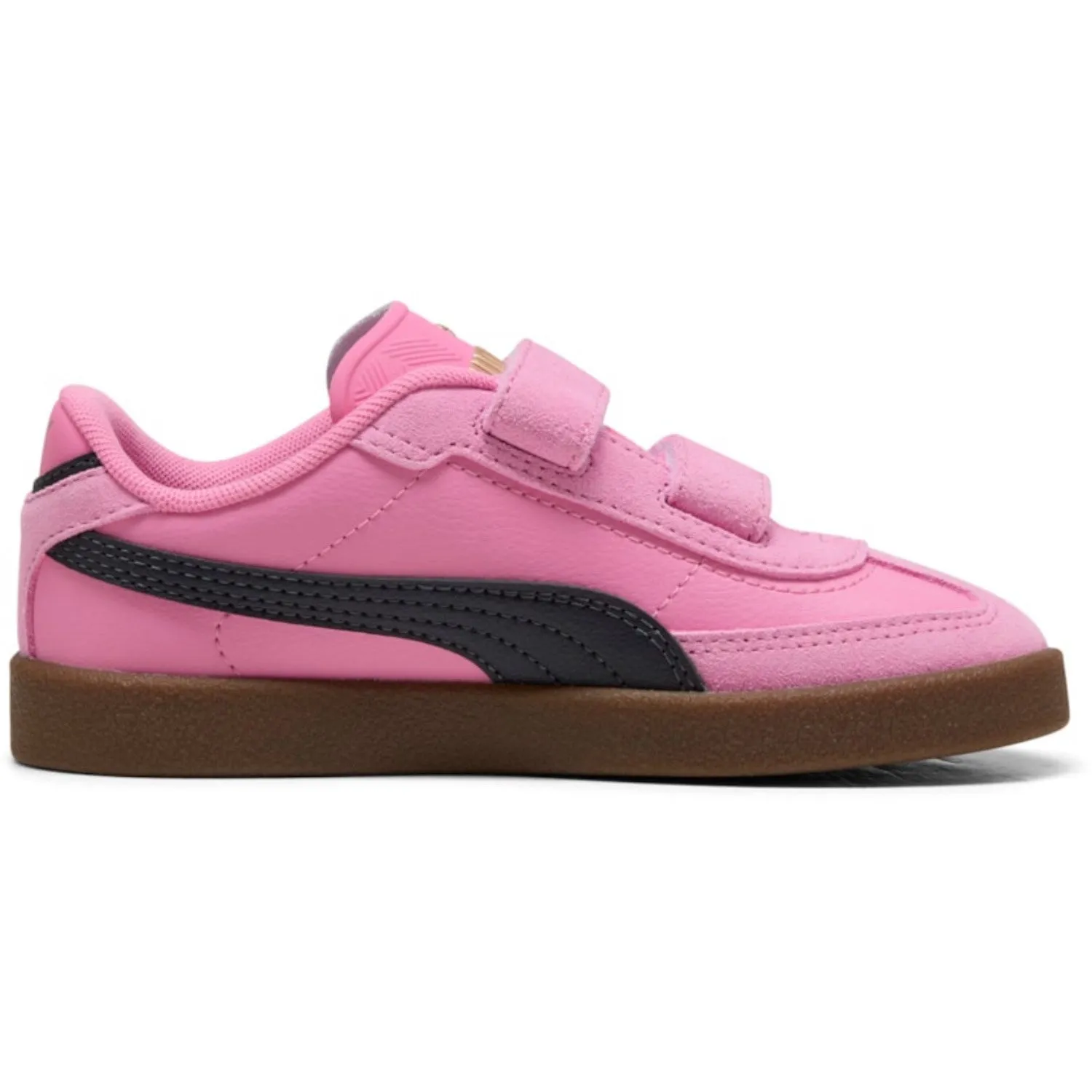 Versatile Pair Hexagonal Tread Pattern Puma Pink Puma Club II Era V PS Sneakers