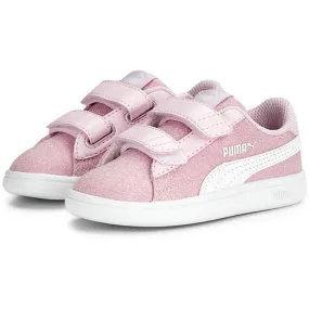Flex Notch Puma Smash v2 Glitz Glam V Inf Pearl Pink-White Sneakers
