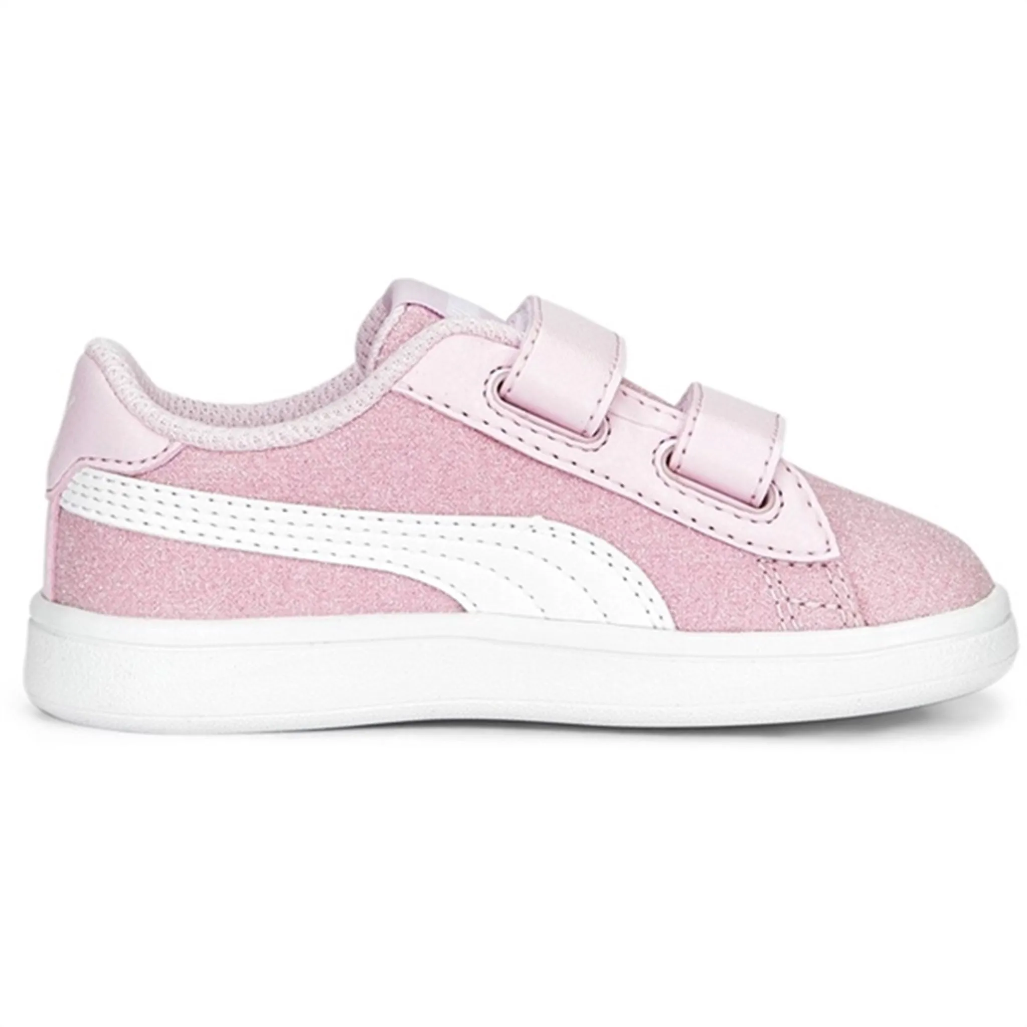 Puma Smash v2 Glitz Glam V Inf Pearl Pink-White Sneakers Smooth Walk Daily Gear