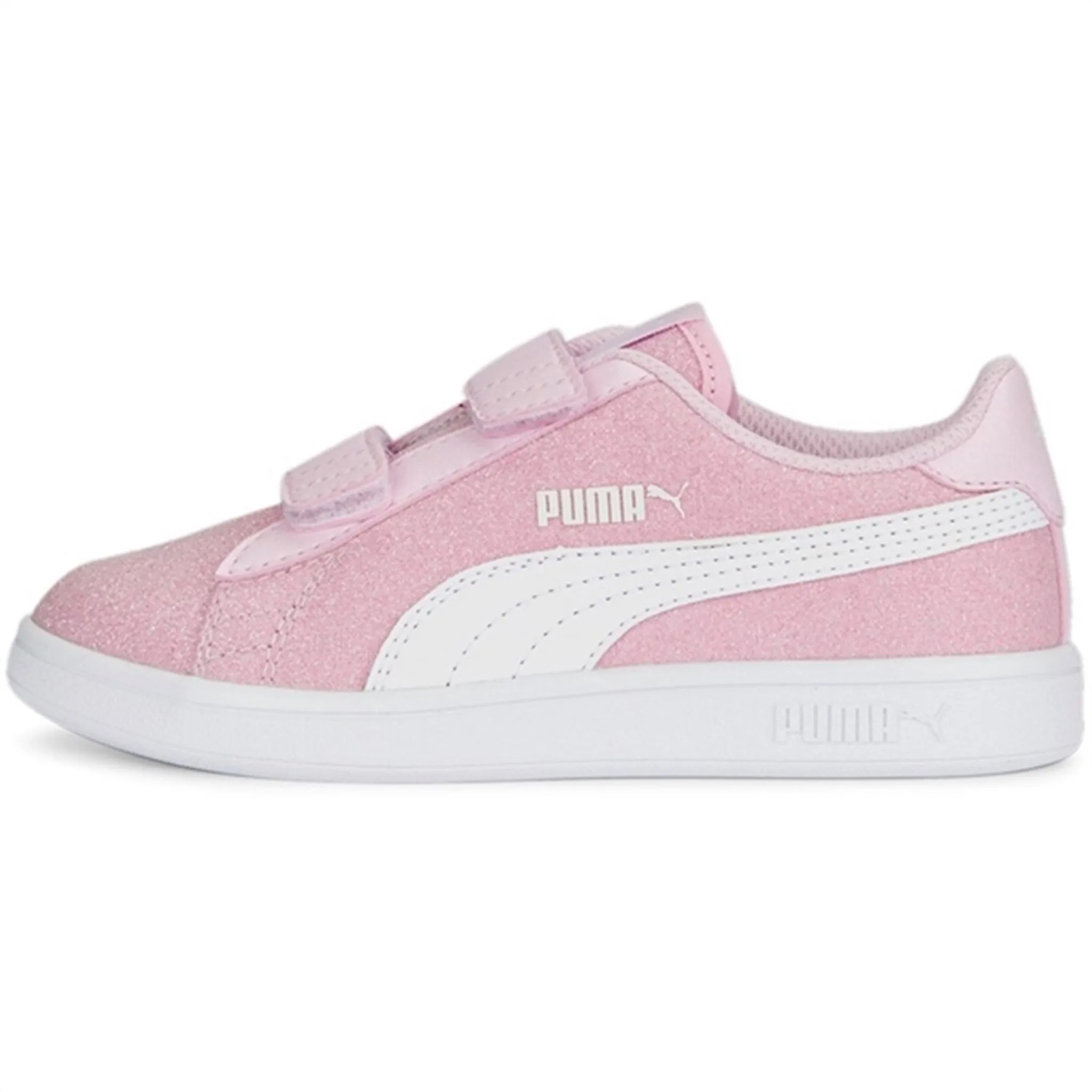 Easy Clean Surface Puma Smash v2 Glitz Glam V PS Pearl Pink-White Sneakers