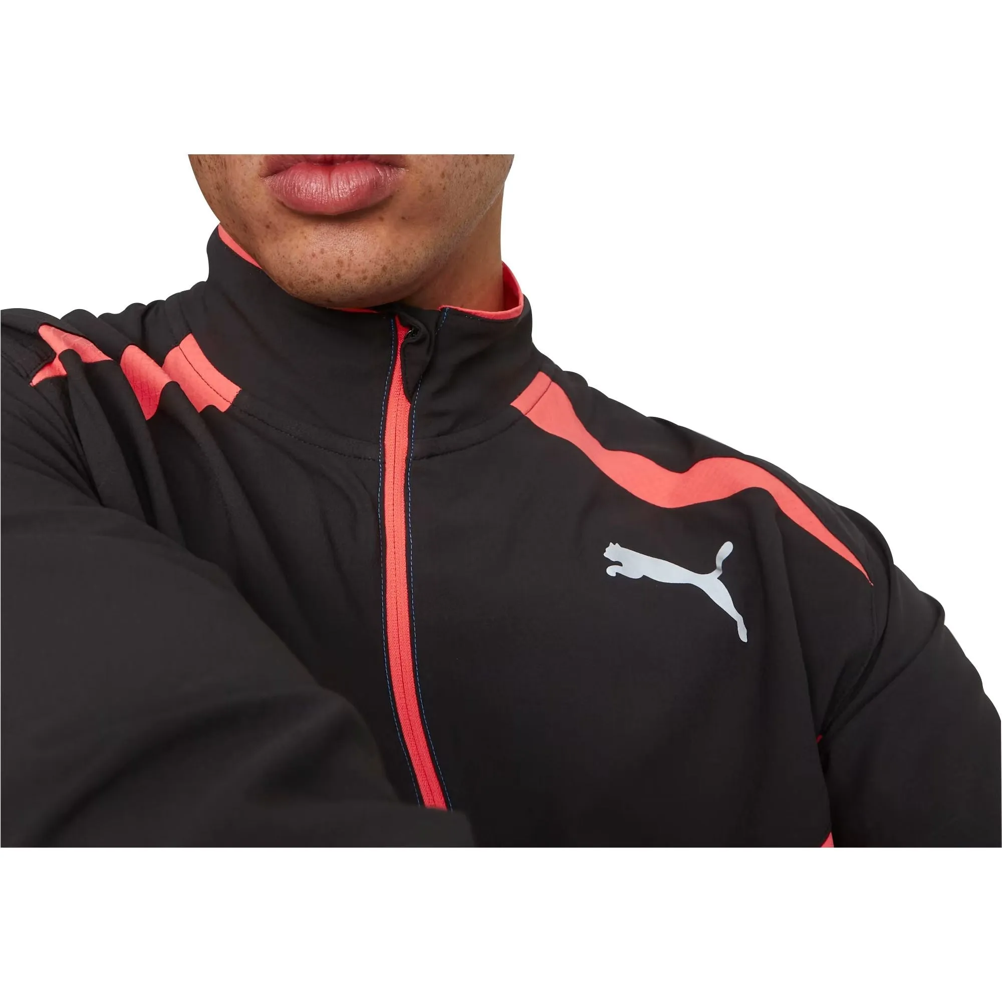 Puma Ultraweave Mens Running Jacket - Blue Cozy Fit suburban residents