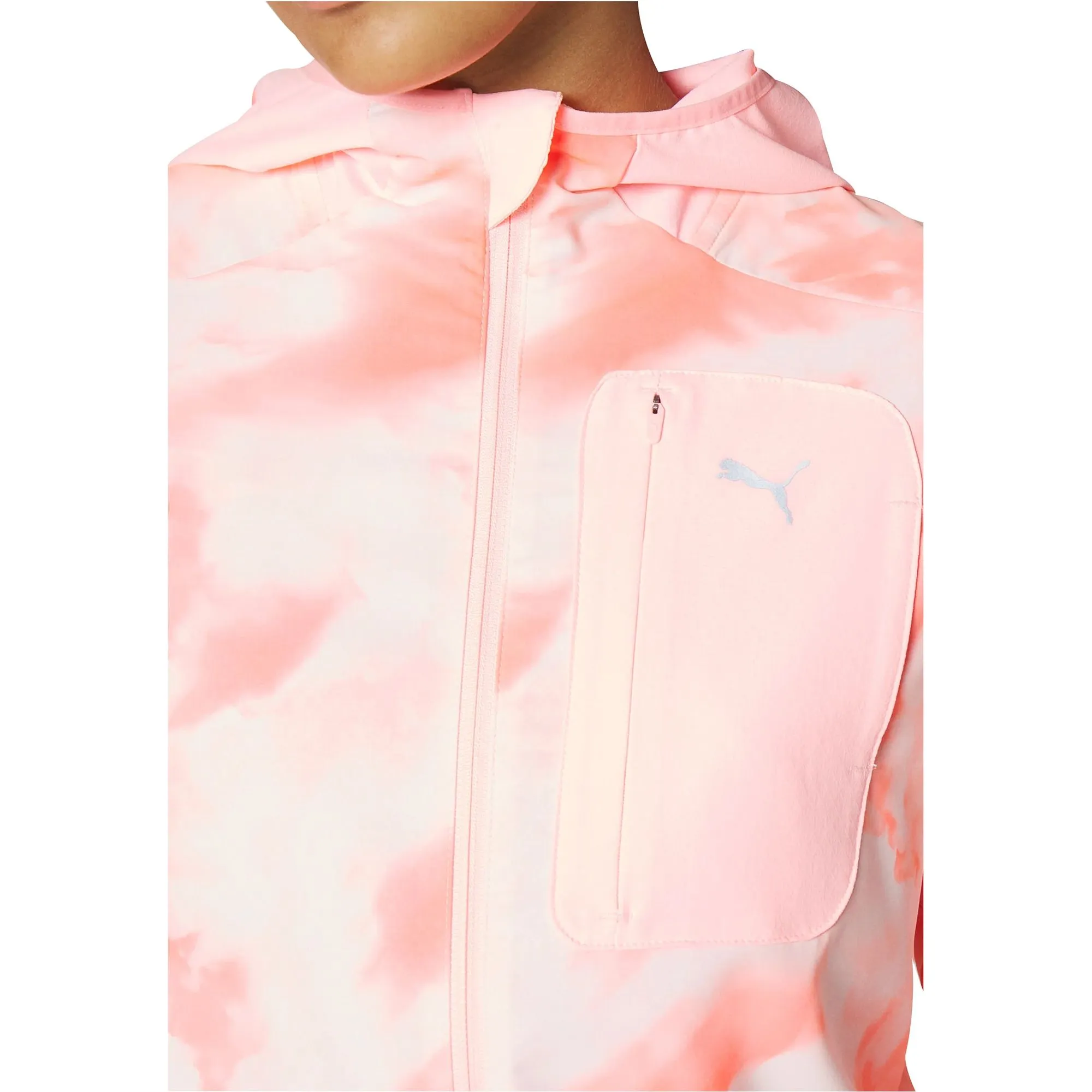 Puma Ultraweave Womens Running Jacket - Pink night Checkered