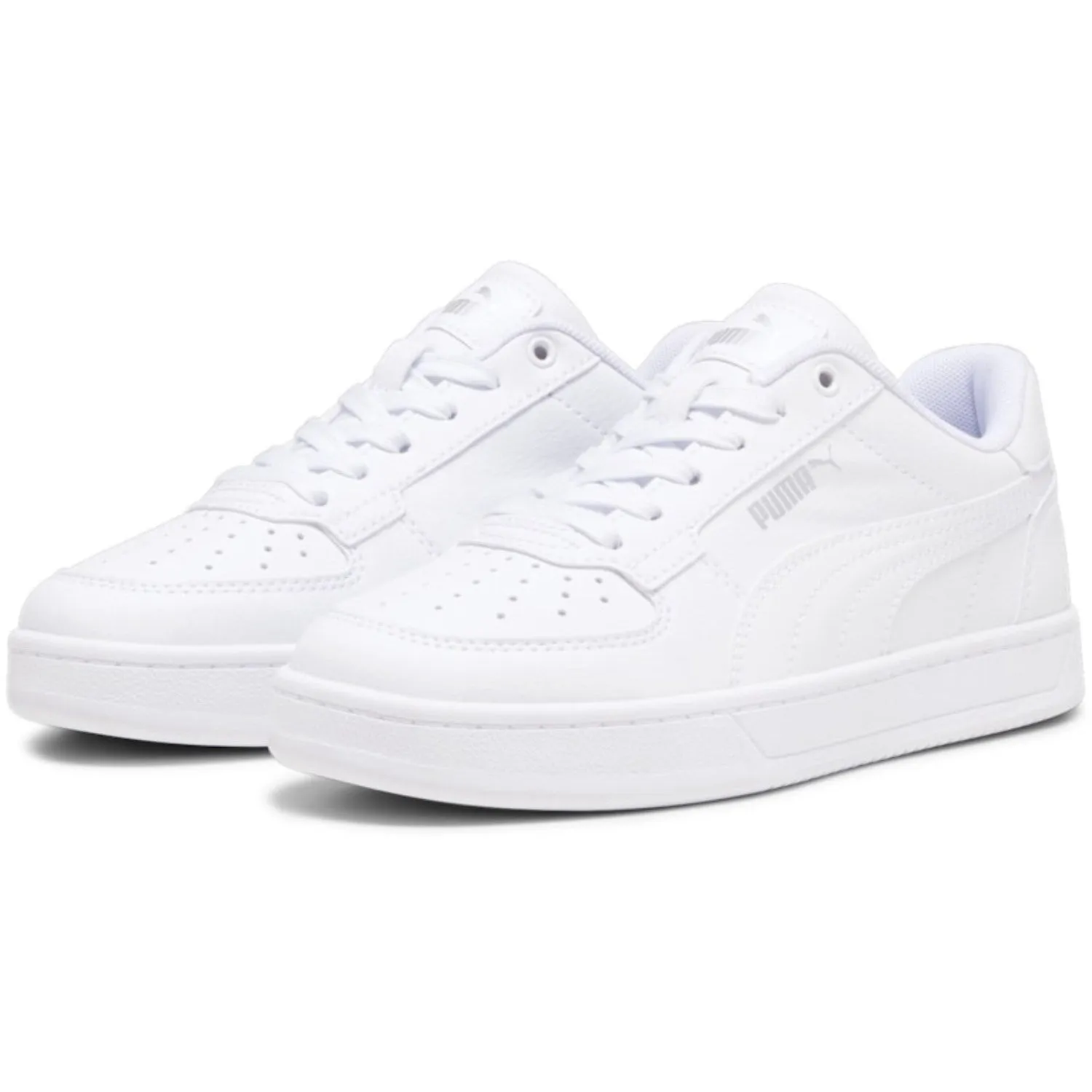 Puma White Caven 2.0 Jr Sneakers Sneaker Fit