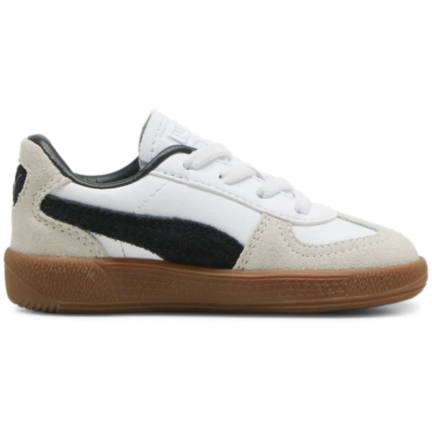 Puma White Palermo Lth AC Inf Sneakers Stable Grip Quiet Walk
