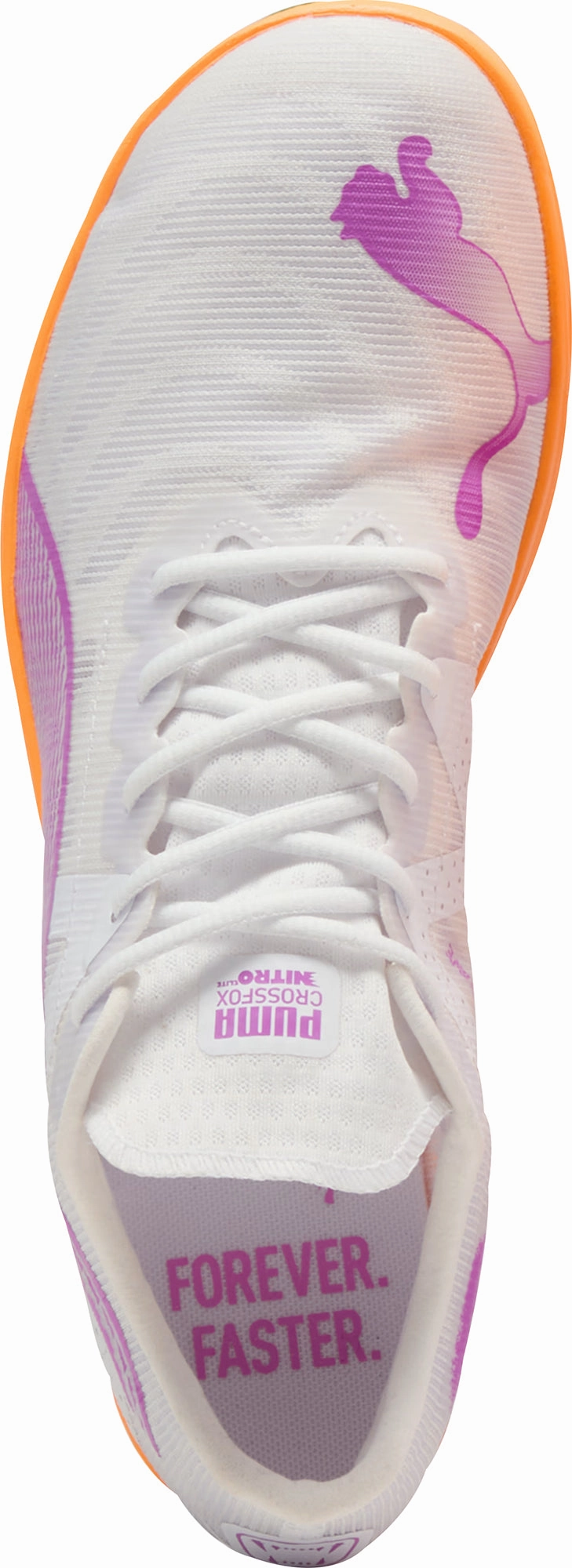 Puma Crossfox Nitro Elite Cross Country Running Spikes - White toe box roomy advanced players