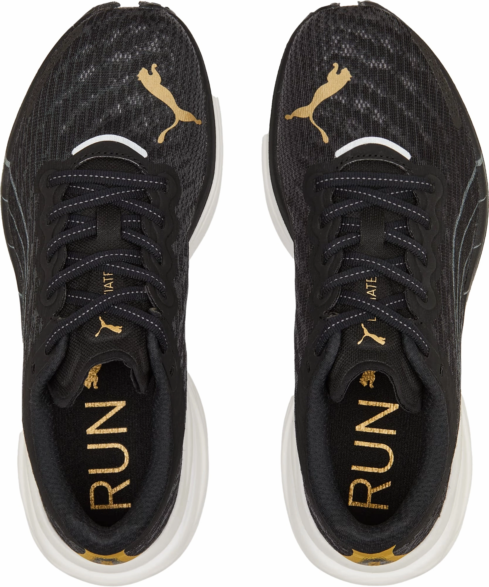 Puma Deviate Nitro 2 Womens Running Shoes - Black Lightweight Footwear supportive shock - absorbing shoes