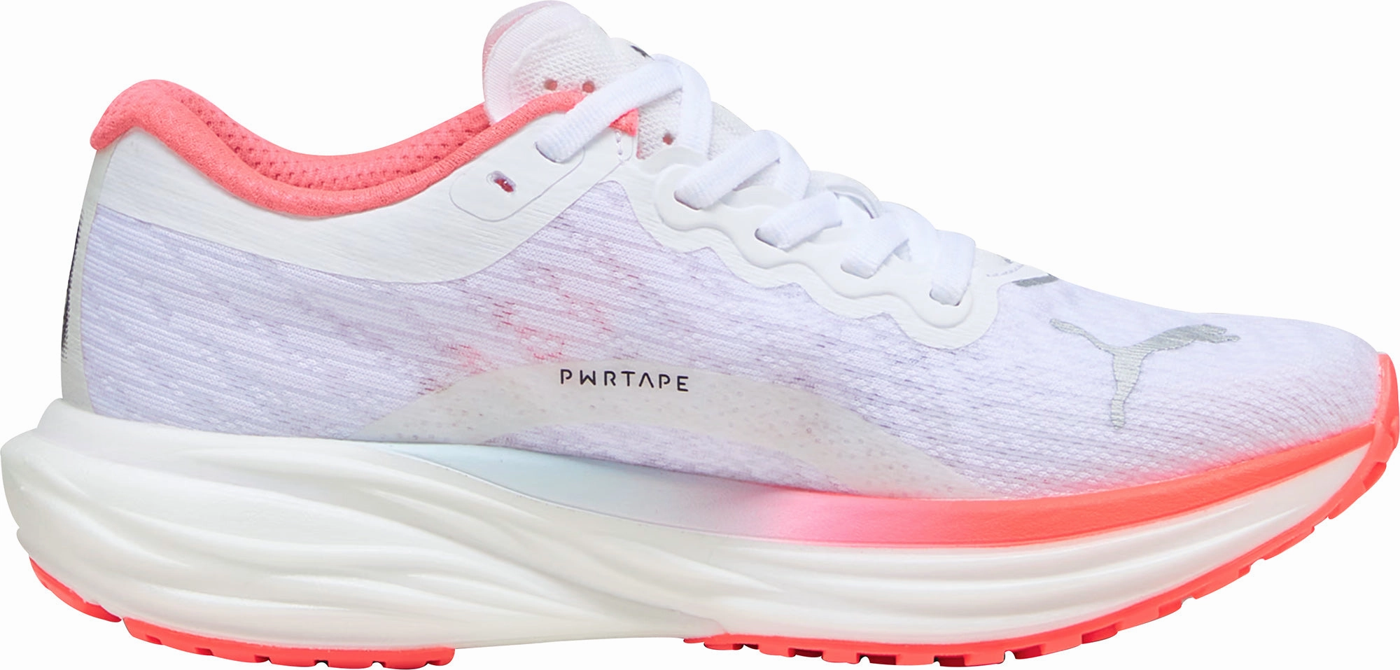track running footwear Puma Deviate Nitro 2 Womens Running Shoes - White