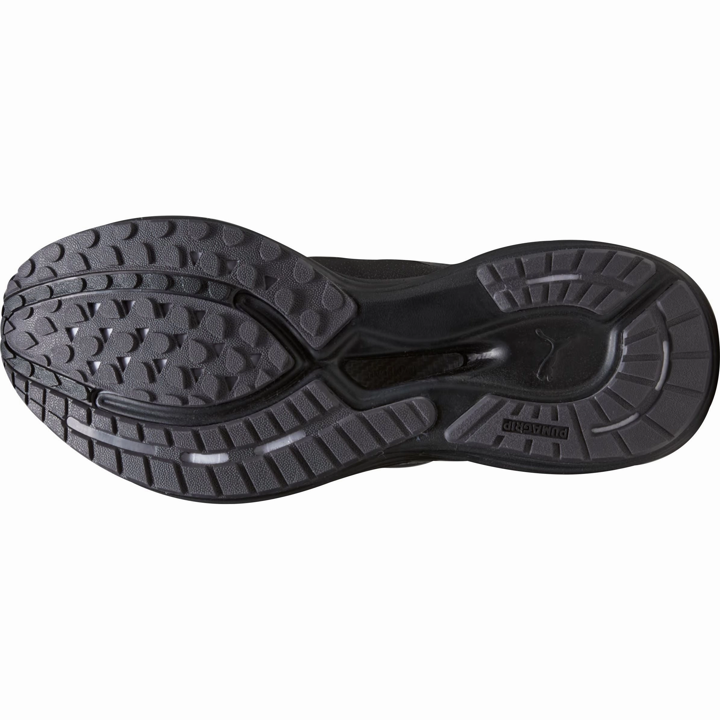 unisex running option Bio Mechanical Design Puma Deviate Nitro 2 WTRepel Mens Running Shoes - Black