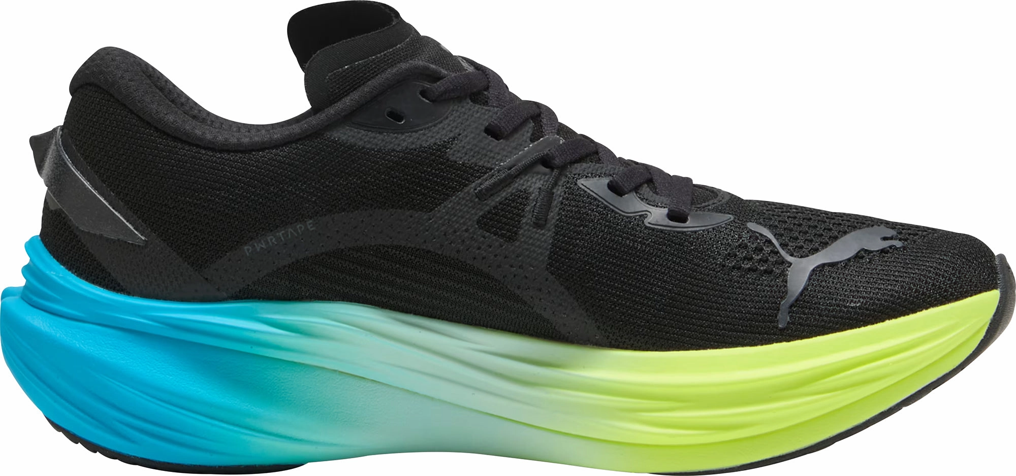 Puma Deviate Nitro 3 Mens Running Shoes - Black long - distance capable Ultra Breathable Upper