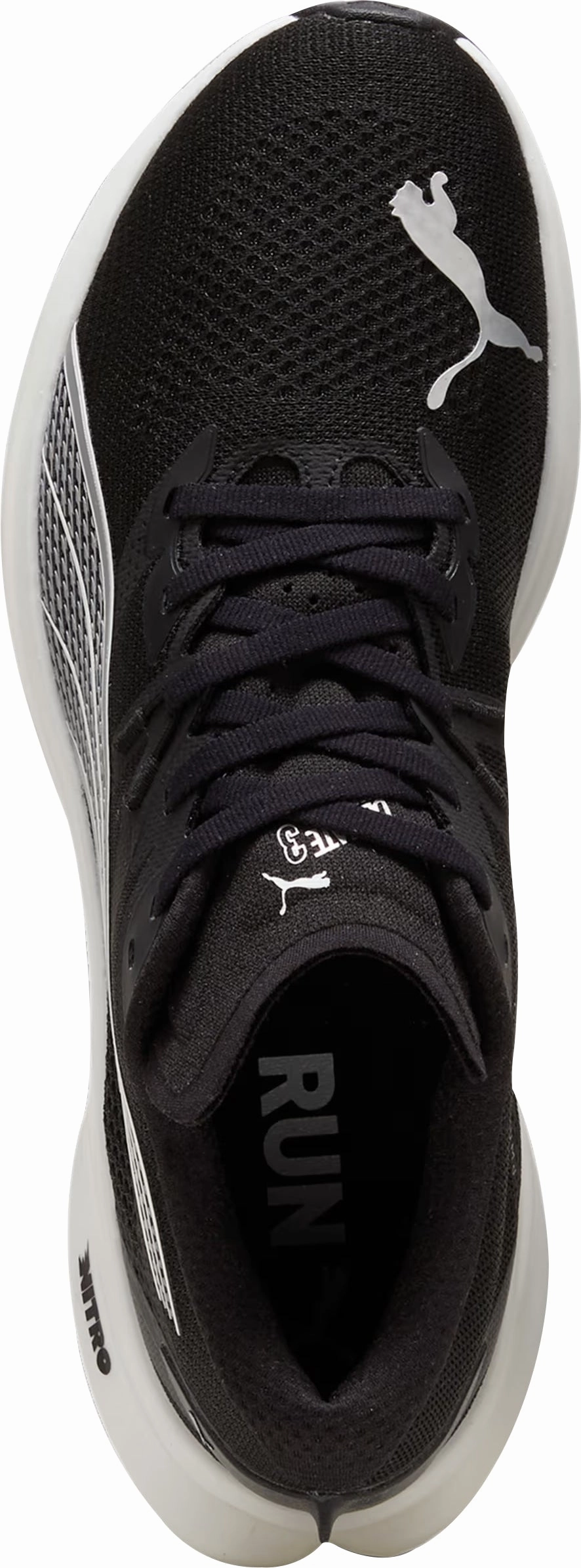 Puma Deviate Nitro 3 Mens Running Shoes - Black Sock - like feel