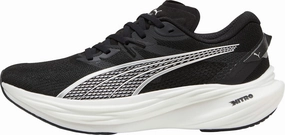 Mid Top Style Puma Deviate Nitro 3 Mens Running Shoes - Black