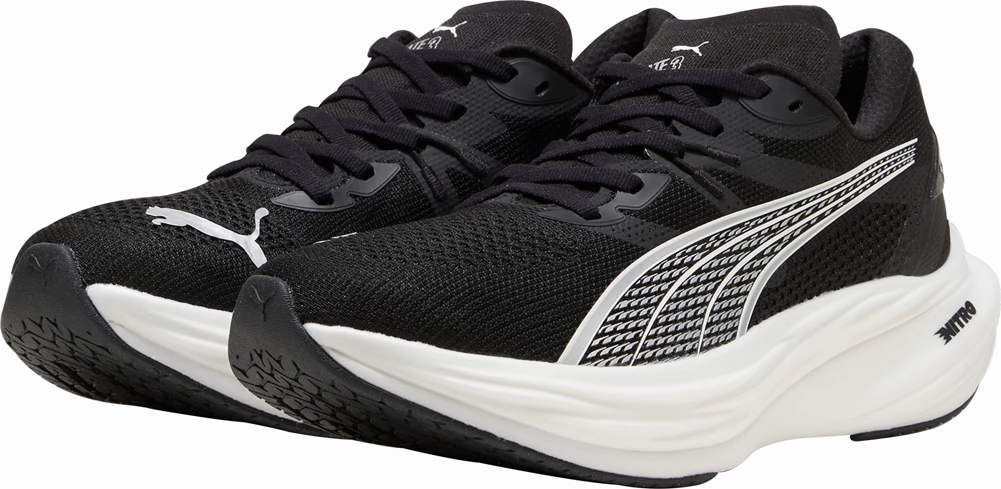 Puma Deviate Nitro 3 Mens Running Shoes - Black performance - oriented high - visibility shoes