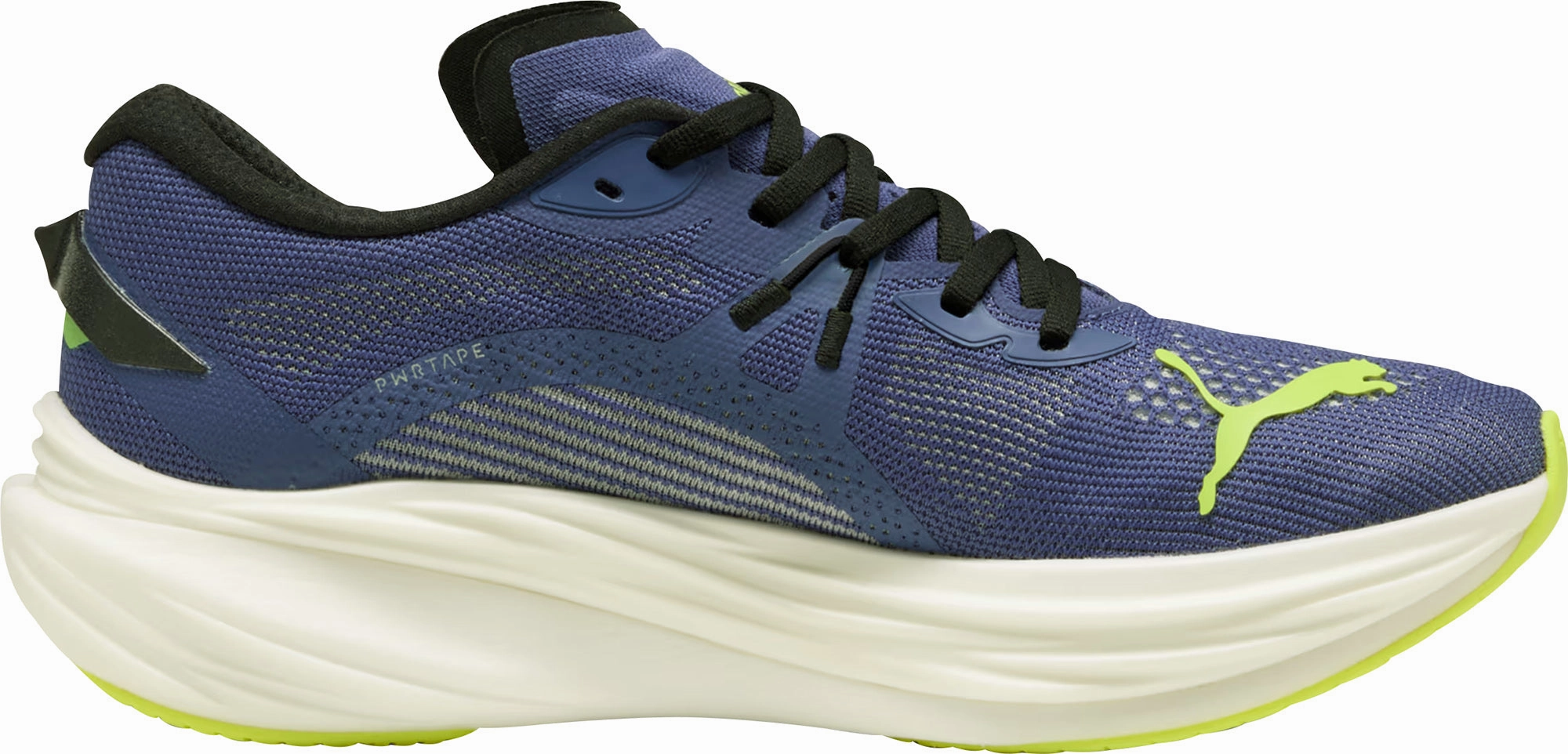 running on hills lace - up running shoes Puma Deviate Nitro 3 Mens Running Shoes - Blue