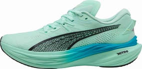 Puma Deviate Nitro 3 Mens Running Shoes - Green Torsion Spring Mechanism Balanced Ride Geometry