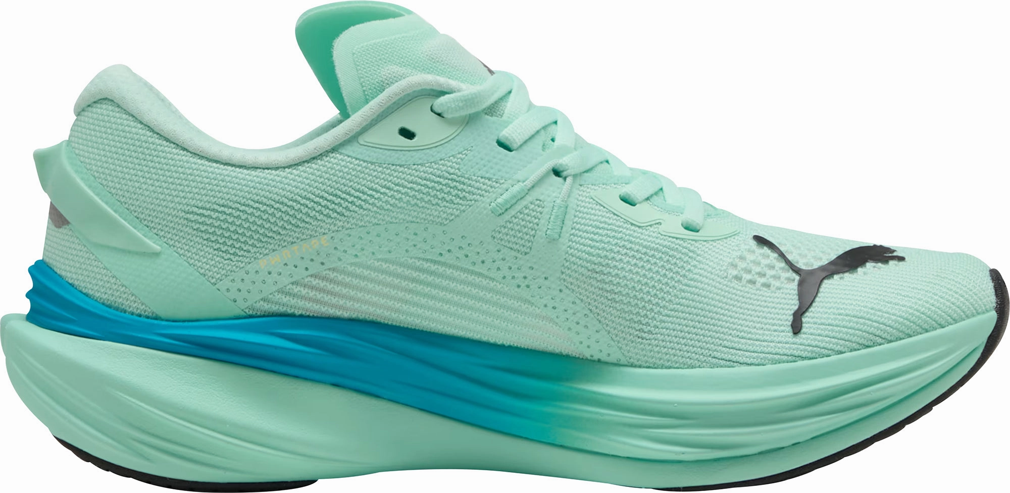 Puma Deviate Nitro 3 Mens Running Shoes - Green drama - themed running wear personal - growth